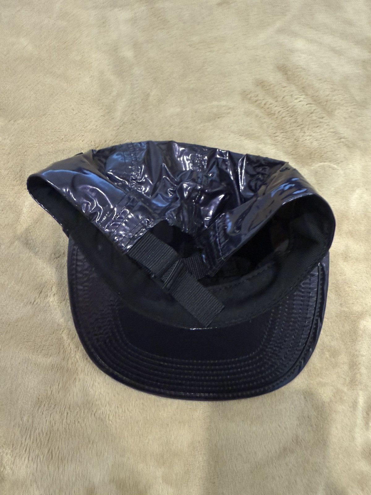 Supreme Supreme Purple Metallic Nylon Hat Size ONE SIZE - 2 Thumbnail