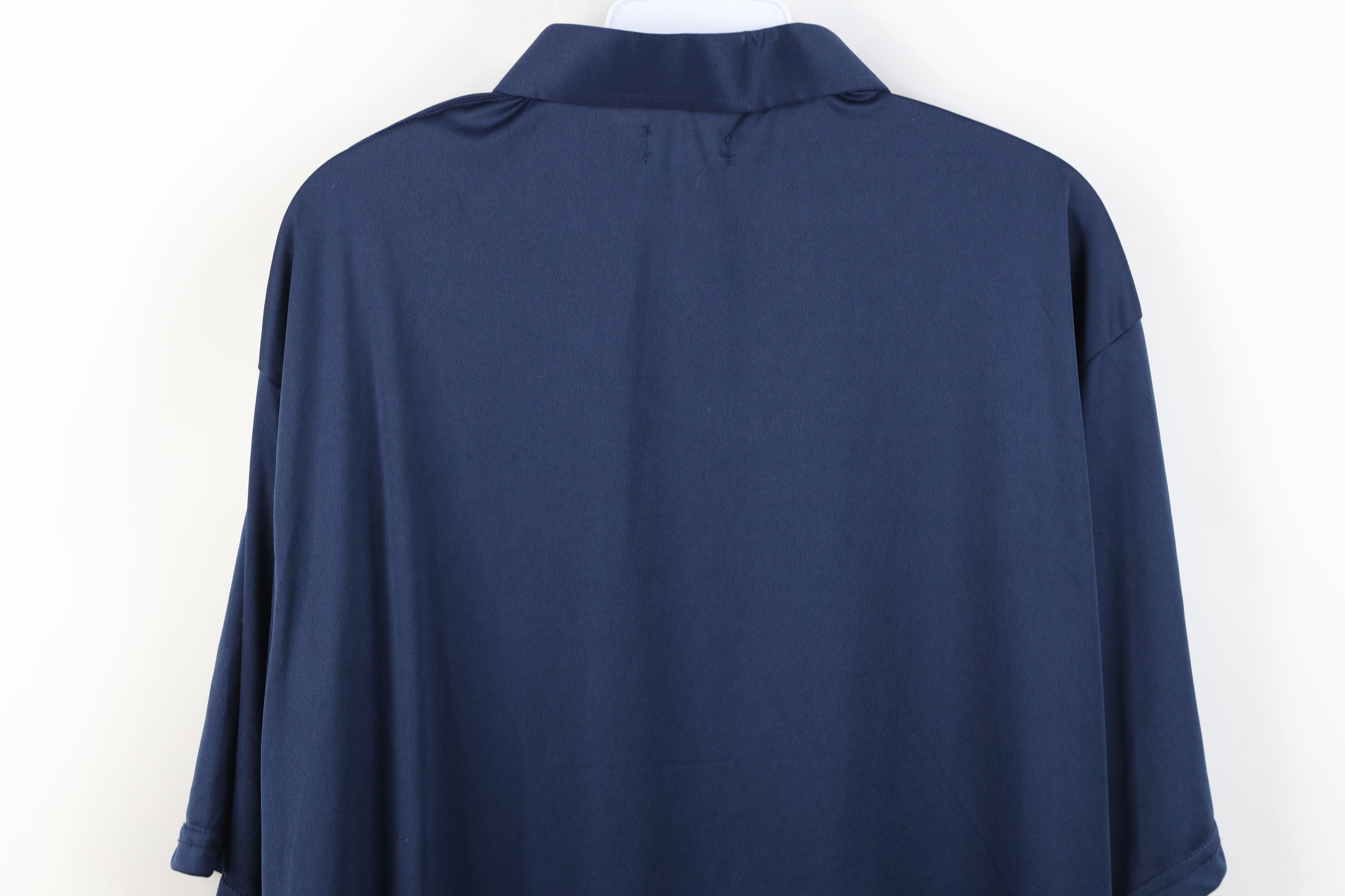 Vintage Collars and Co Performance Knit Golf Polo Shirt Navy Blue Size US XL / EU 56 / 4 - 13 Thumbnail