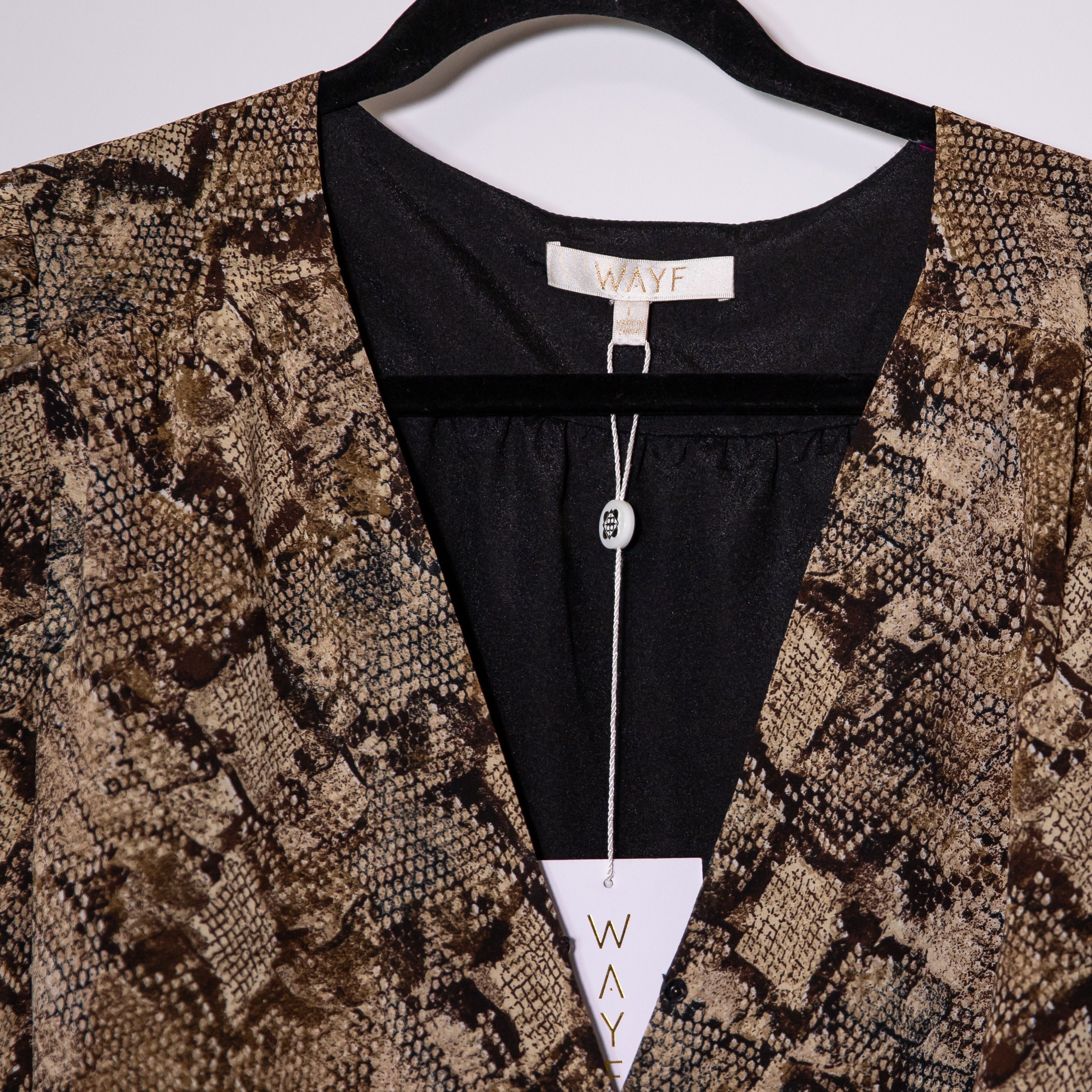 Other NEW WAYF Freeport Animal Python Snake Size L / US 10 / IT 46 - 2 Thumbnail