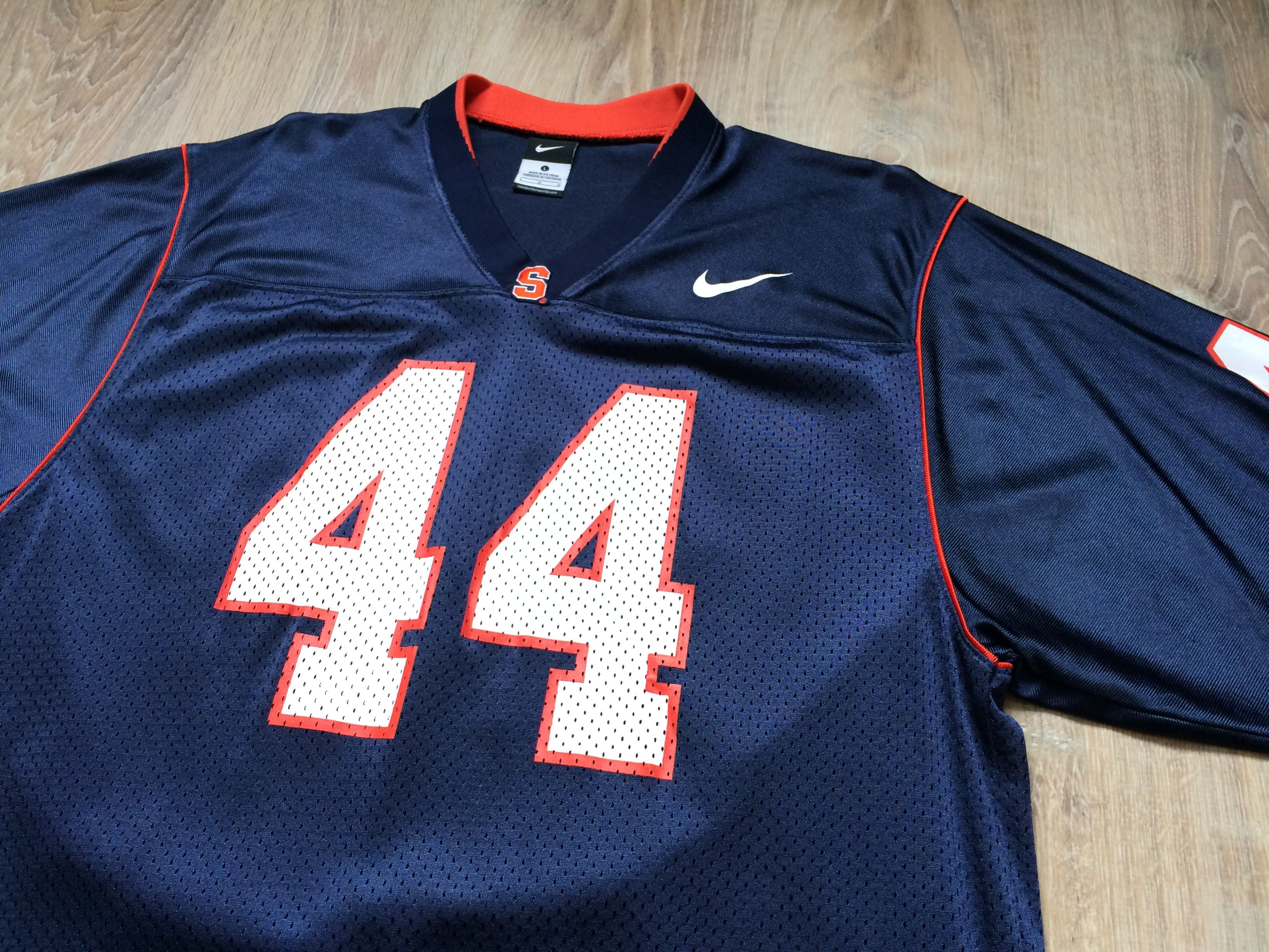 NFL × Nike × Vintage Vintage Nike NFL Syracuse Orange #44 Jersey Size US L / EU 52-54 / 3 - 3 Thumbnail