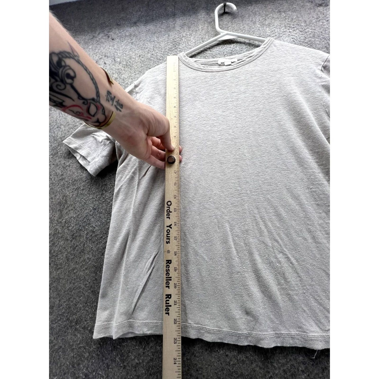 Cos COS Shirt Mens M Gray Lightweight Jersey Crewneck Tee Casual Solid Basic Sidwave-style? Size US M / EU 48-50 / 2 - 3 Thumbnail