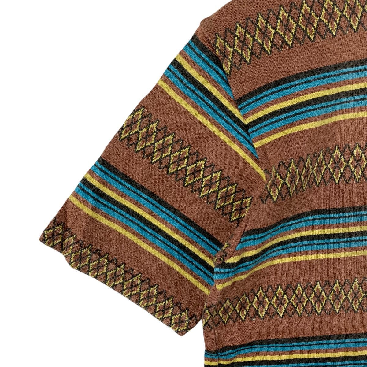 Warehouse Vintage WAREHOUSE hanley neck tribal stripe tee Size US S / EU 44-46 / 1 - 6 Thumbnail
