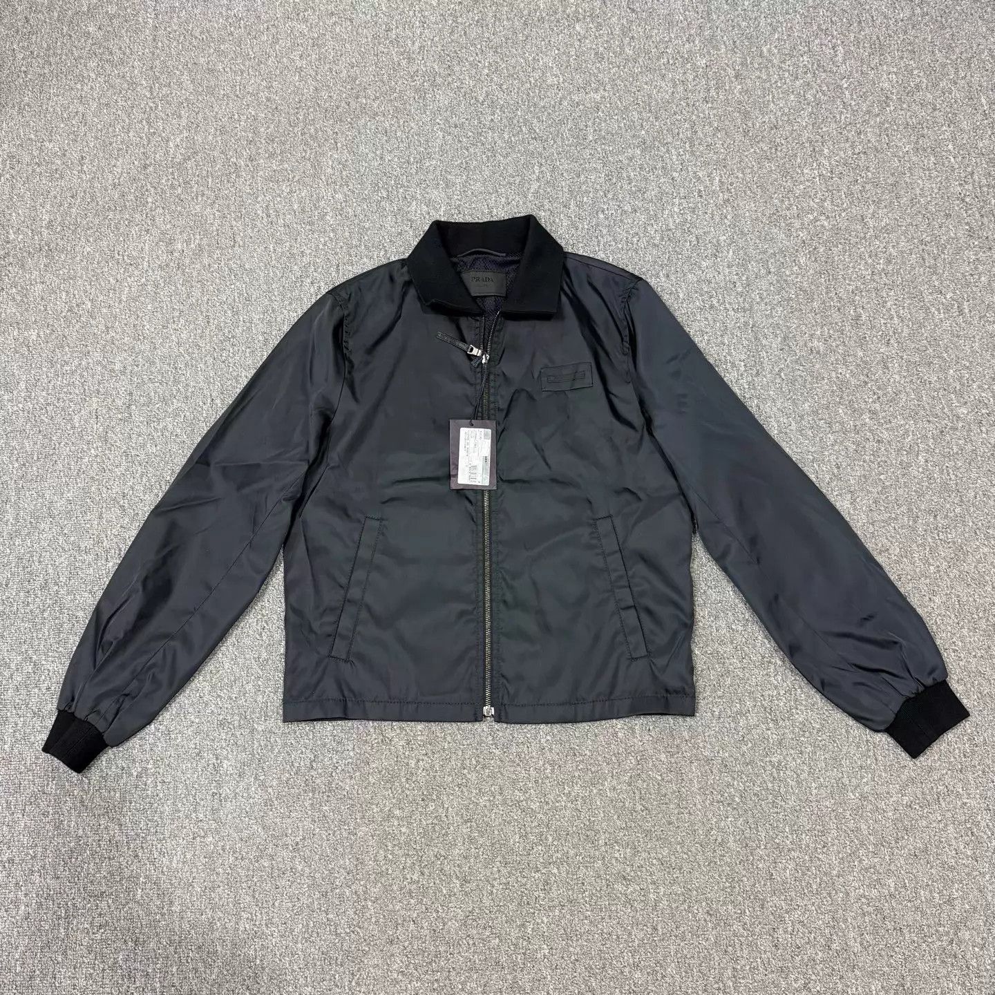 Prada Prada Black Nylon Jacket New w/ tags 46 Size US S / EU 44-46 / 1 - 1 Thumbnail