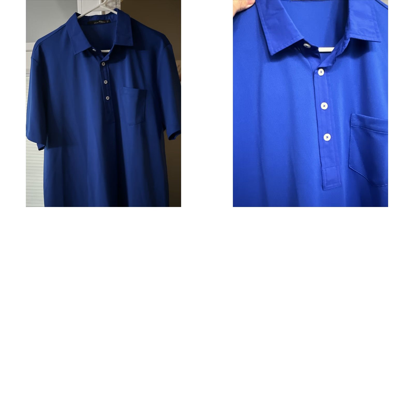 RLX Ralph Lauren RLX Ralph Lauren Polo SS Shirt Royal Blue Golf Lightweight Logo Men L Size US L / EU 52-54 / 3 - 9 Thumbnail