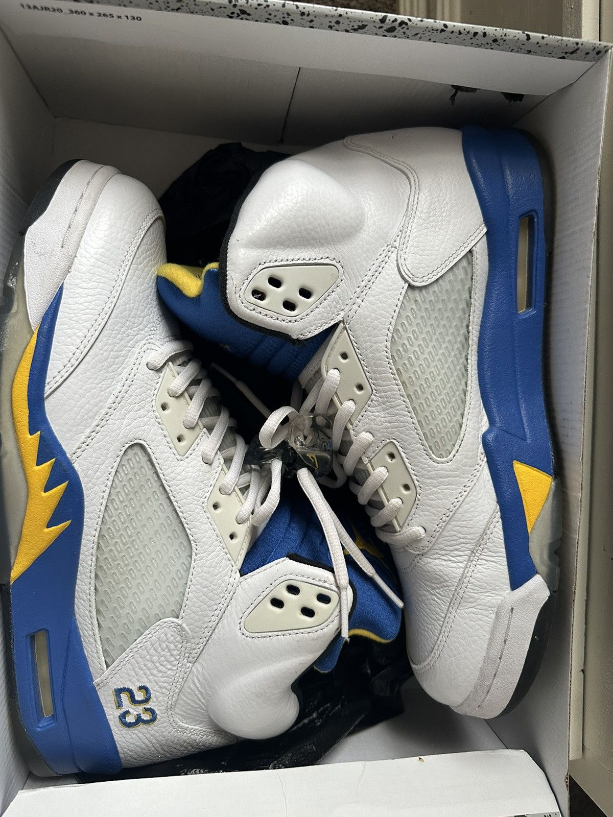 image of Air Jordan 5 “Laney” Size 12 Shoes, Men's