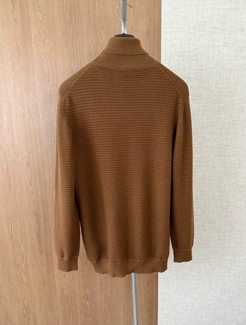 Loro Piana Loro Piana Vicuna Turtleneck Knit Sweater Size US XXL / EU 58 / 5 - 8 Thumbnail