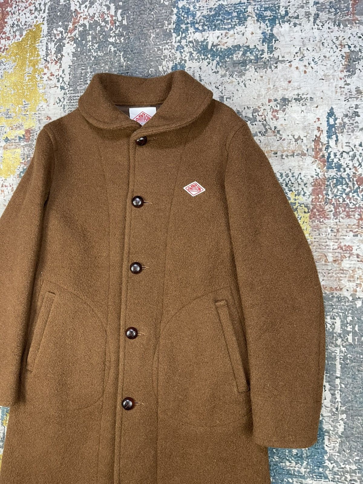 Danton Danton Vetements Camel Wool Coats Size US XXS / EU 40 - 4 Thumbnail