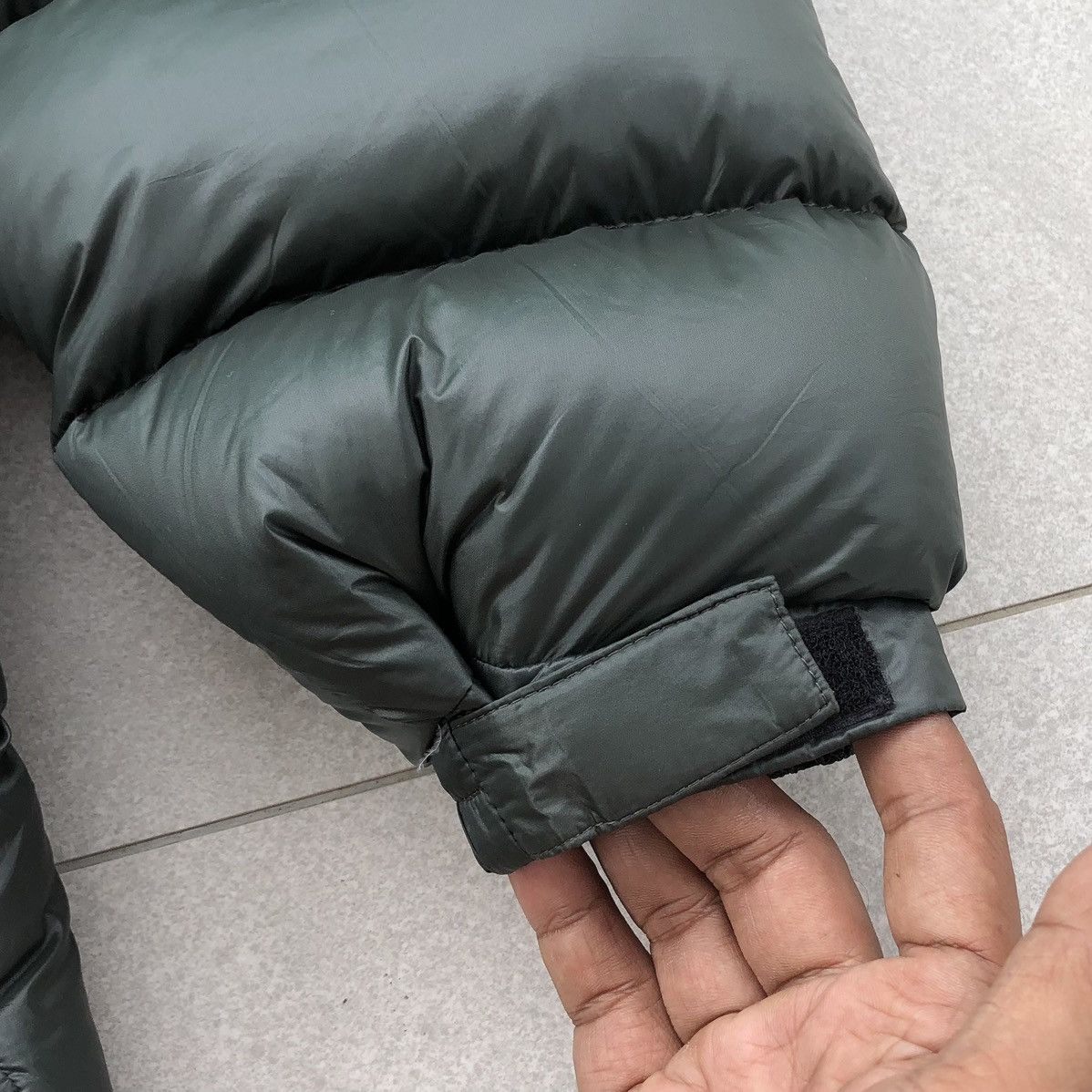 The North Face The North Face Down Jacket Full Zip Hood Green [XL] Size US XL / EU 56 / 4 - 12 Thumbnail