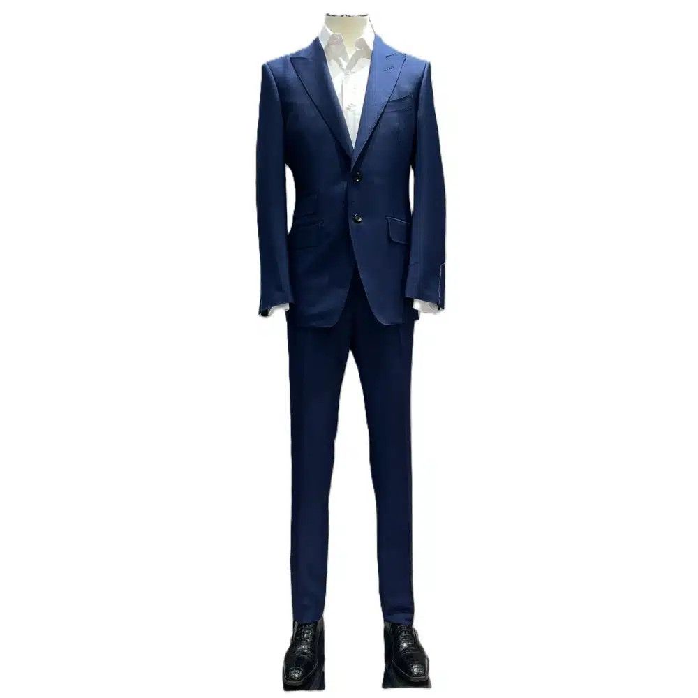 Tom Ford o1loc1c0425 2LYP01 Mohair Wool O’connor Suit in Blue Size US M / EU 48-50 / 2 - 1 Thumbnail