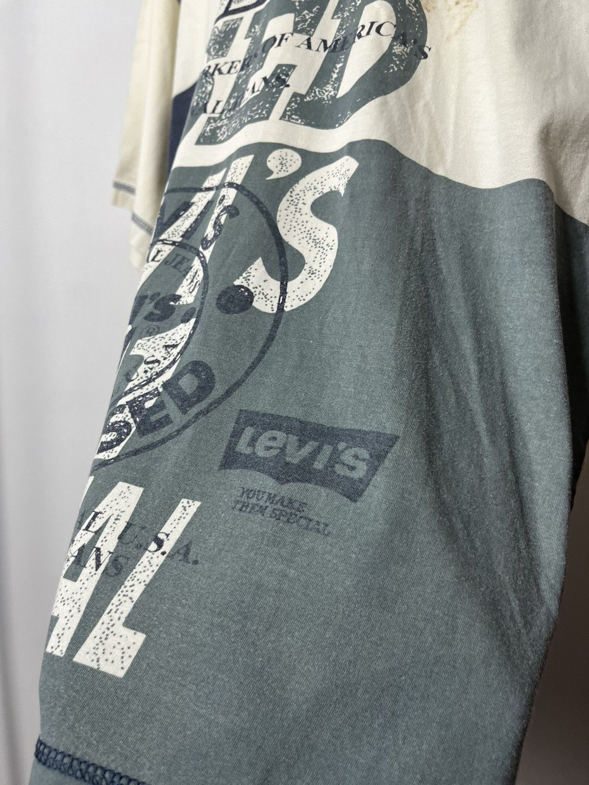 Levi's × Vintage Vintage Levi’s Heavy Used T-shirt 90s Western Wear USA L Size US L / EU 52-54 / 3 - 7 Thumbnail