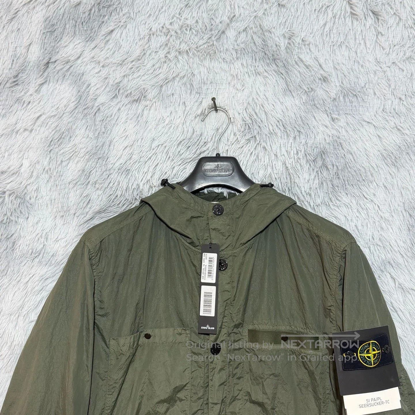 Stone Island Stone Island Metal Nylon Hooded Jacket. Size US XL / EU 56 / 4 - 3 Thumbnail