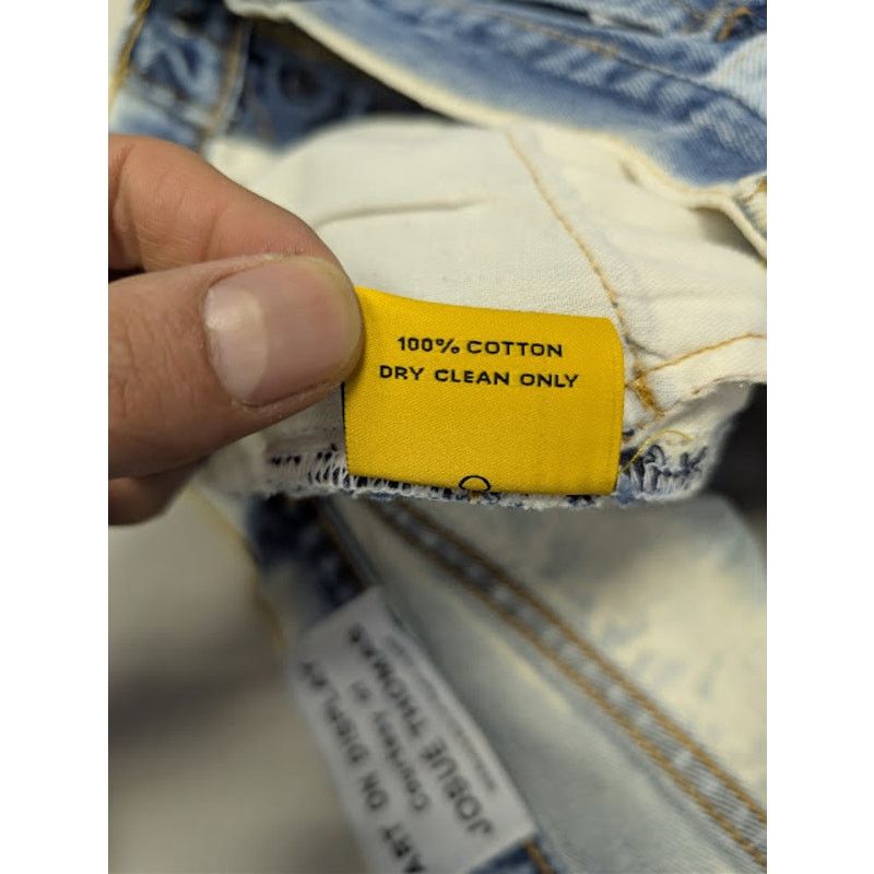 Gallery Dept. o1rshd1 Paneled Denim Shorts in Indigo Blue / Off White Size US 32 / EU 48 - 21 Thumbnail