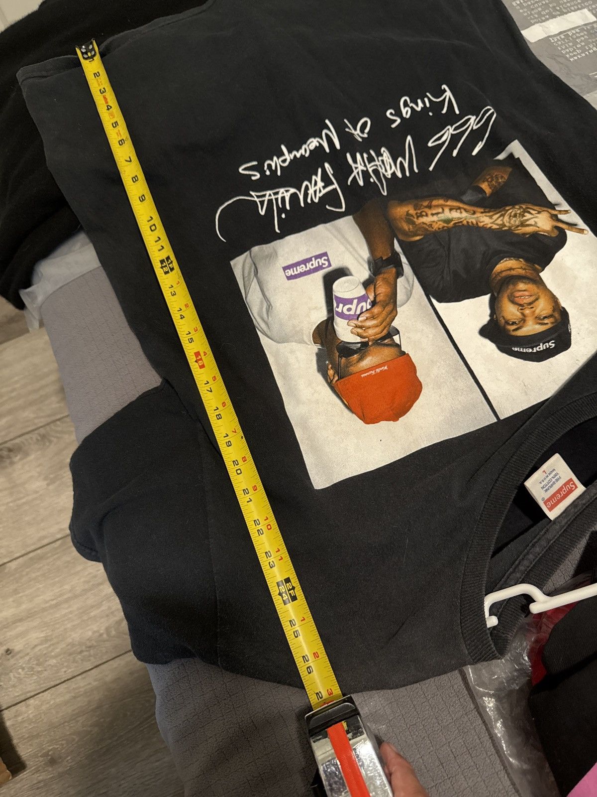 Supreme Supreme Three 6 Mafia Photo Tee Black SS12 Large Size US L / EU 52-54 / 3 - 8 Thumbnail