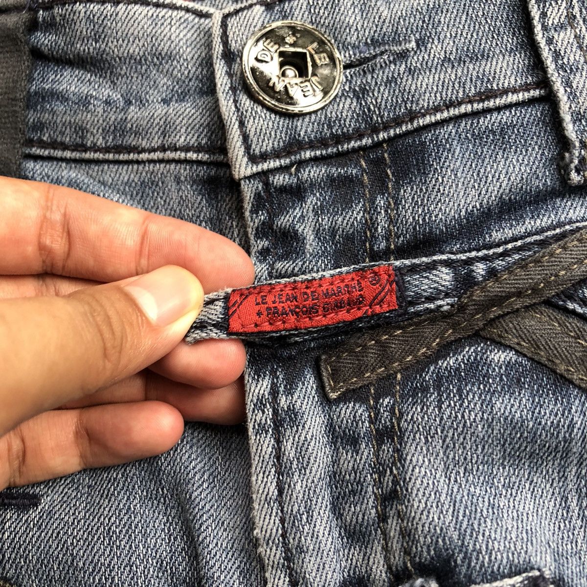 Marithe + Francois Girbaud × Vintage Marithe Francois Girbaud Flare Jeans 🍒 Size US 33 - 4 Thumbnail