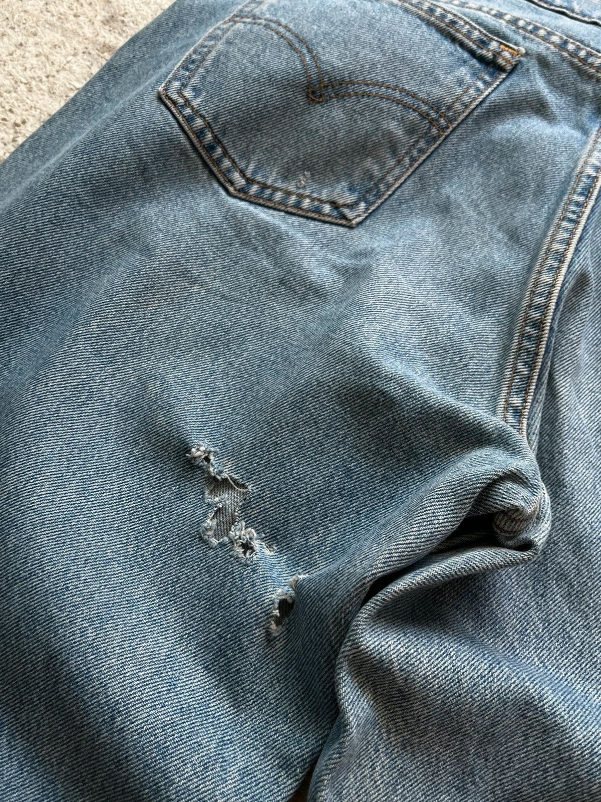 Levi's Levi’s 553 Sz W 34 L 34 Made in USA Rat Distressed Rare Size US 34 / EU 50 - 14 Thumbnail