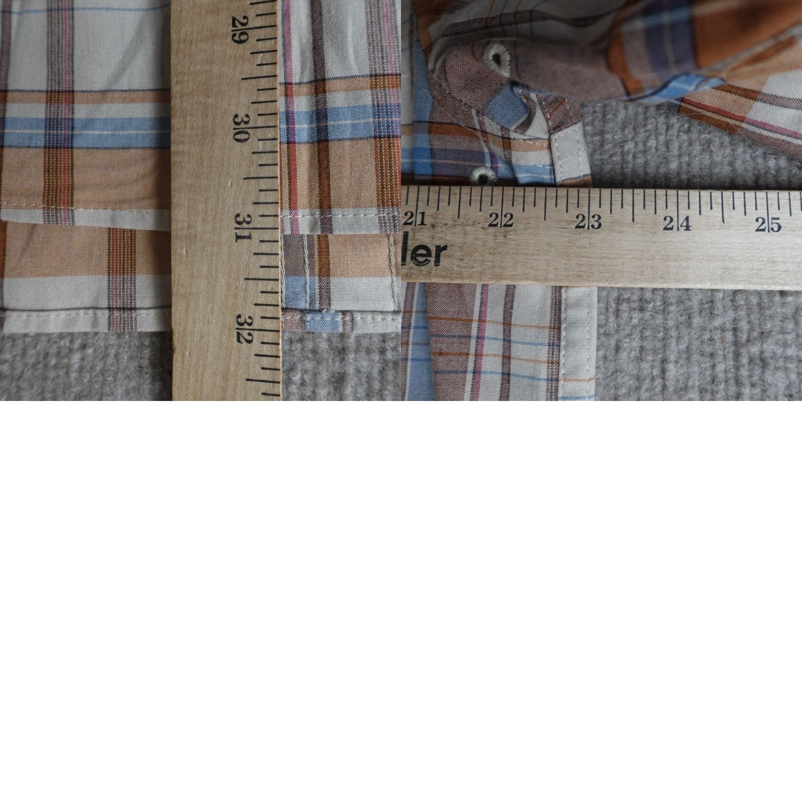 Filson Filson Shirt 2XL Beige Plaid Short Sleeve Button-Up Mens Casual Shirt Size US XXL / EU 58 / 5 - 8 Thumbnail