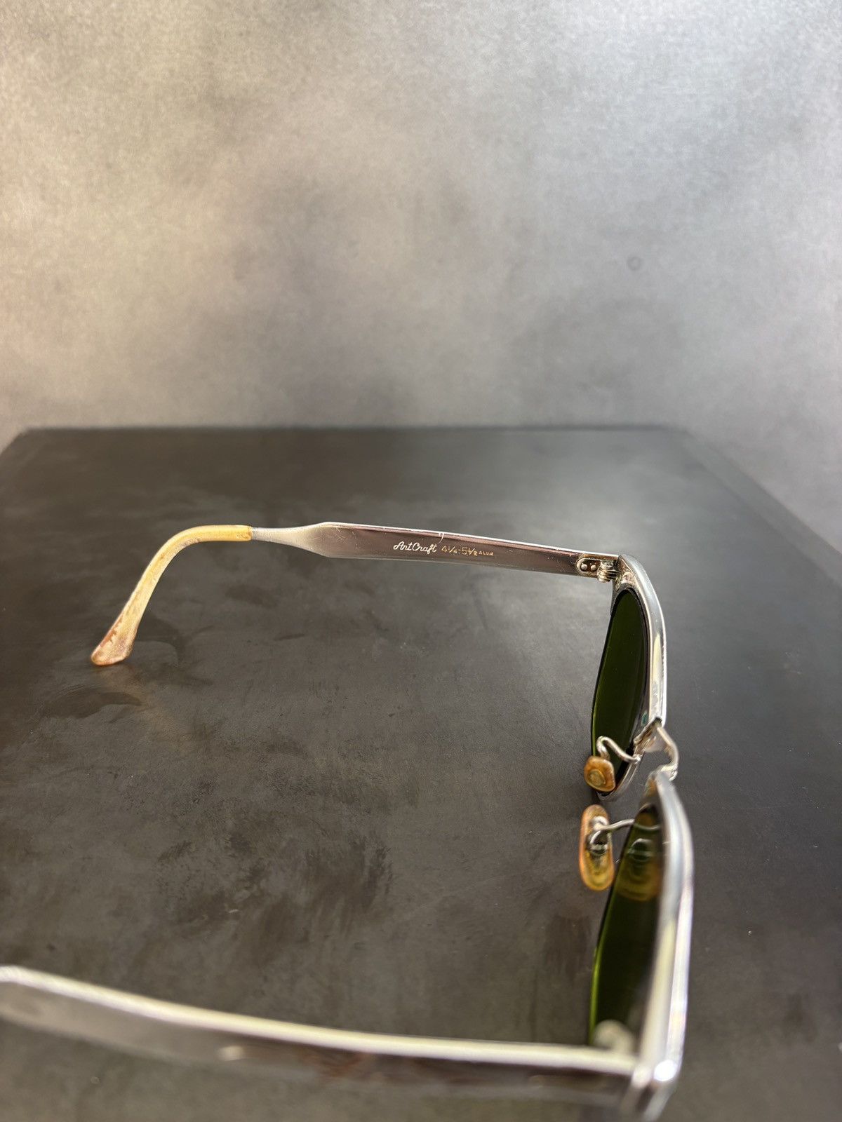 Vintage 1960s ArtCraft Sunglasses True Vintage Aluminum Frame Chrome Size ONE SIZE - 16 Thumbnail