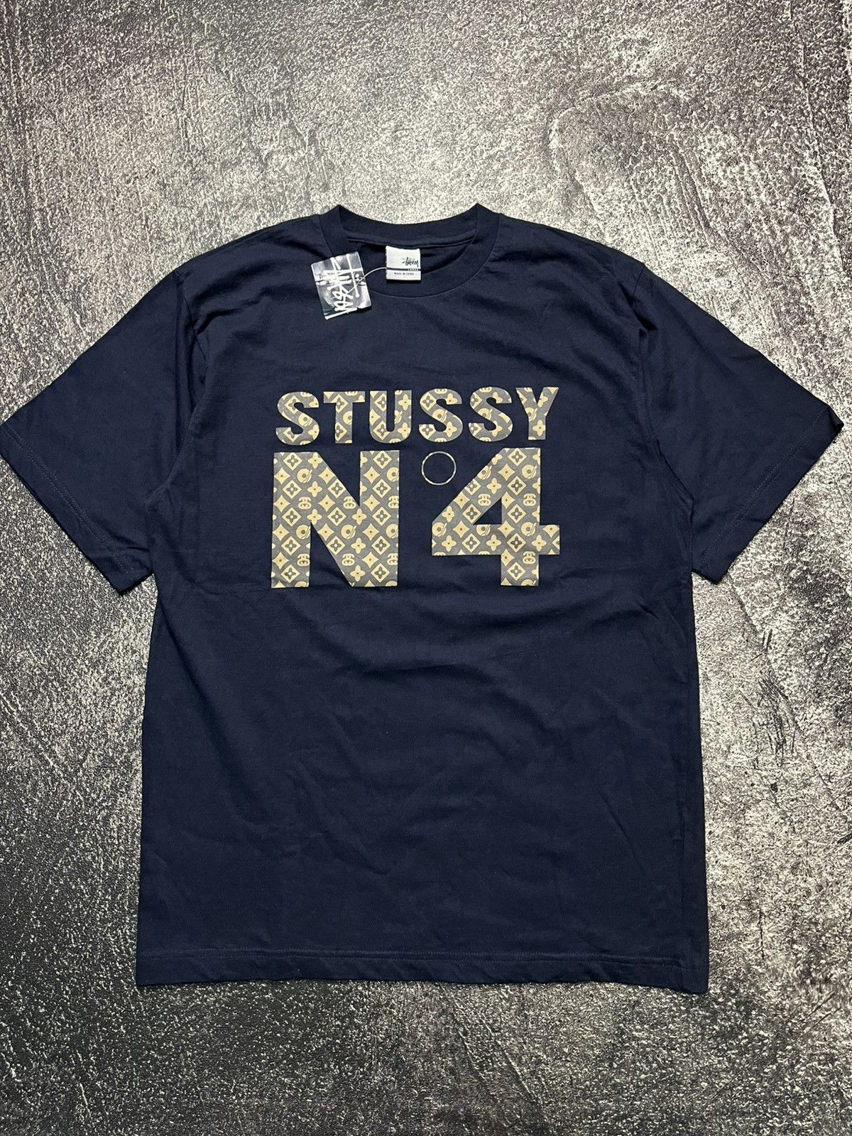 Stussy RARE Stussy Rip Off Louis Vuitton Monogram Shirt