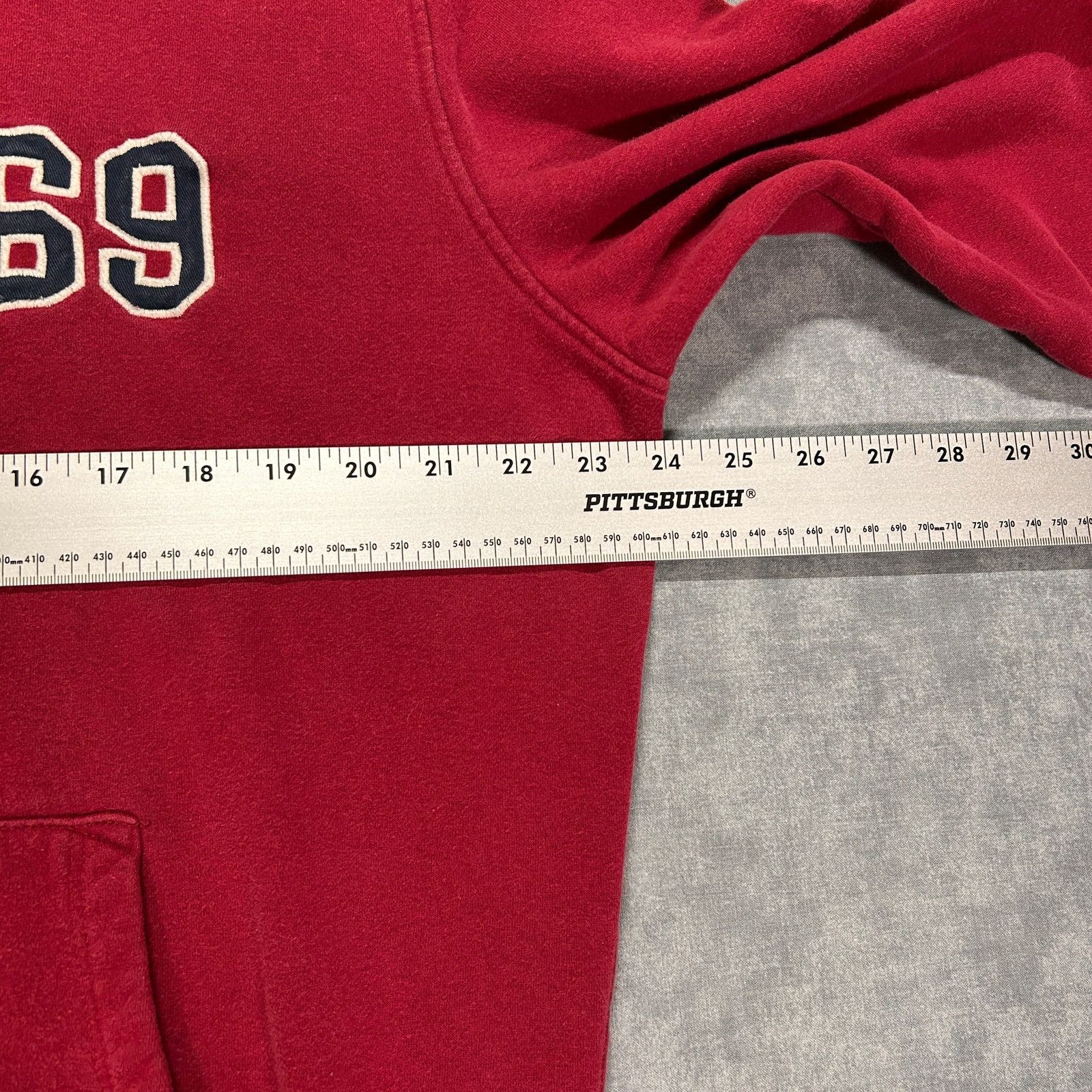 Gap Gap 1969 Applique burgundy casual sportswear hoodie mens L Size US L / EU 52-54 / 3 - 7 Thumbnail