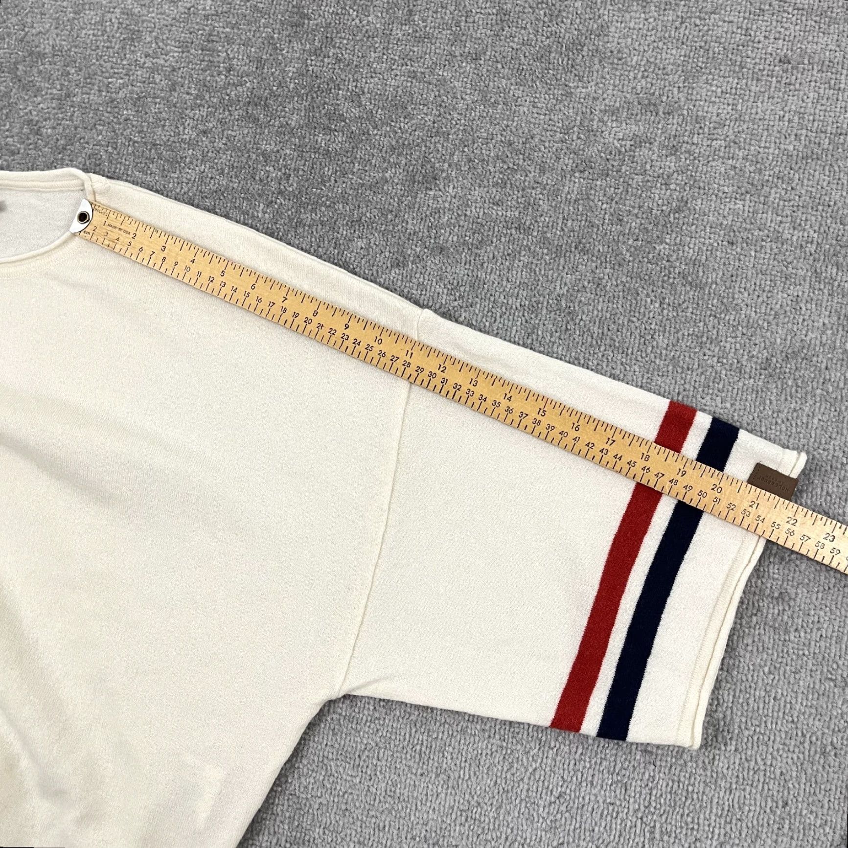 Vintage HOLEBROOK SWEDEN Sweater Womens Small Ivory Merino Wool Pullover Relaxed Fit Lightweight Breathable 3/4 Sleeve Classic Size S / US 4 / IT 40 - 7 Thumbnail