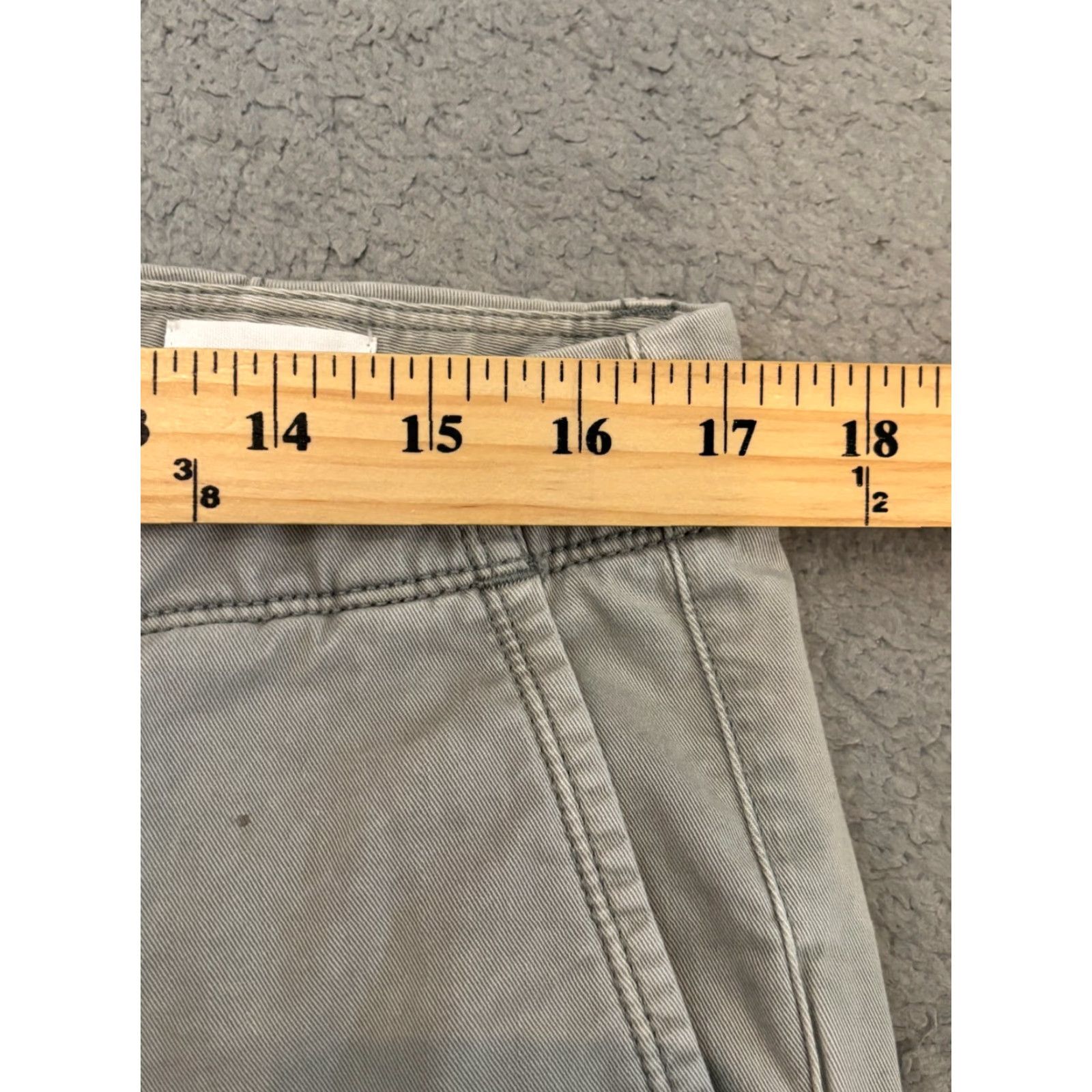 Gap Gap Chino Pant Mens 34x30 Gray Cotton Straight Slim Preppy Career Classic Pants Size US 34 / EU 50 - 4 Thumbnail