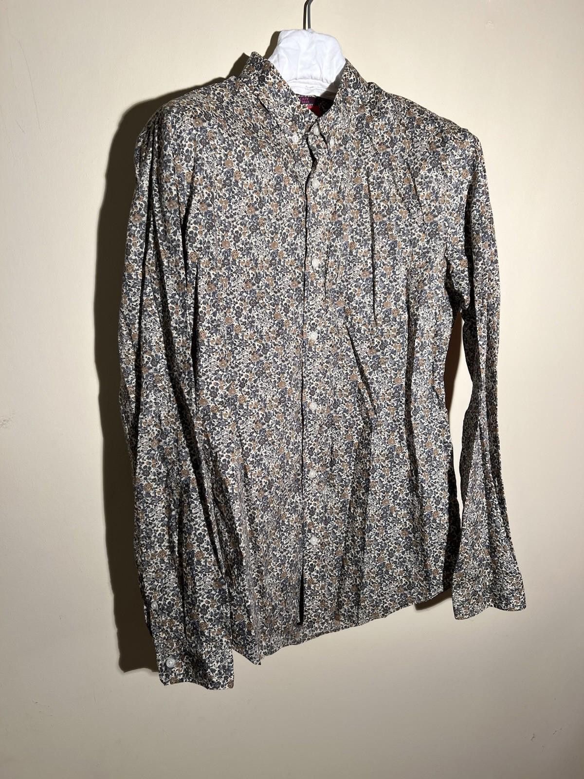 Supreme FW11 SUPREME LIBERTY ART FABRICS BROWN FLORAL L/S SHIRT Size US L / EU 52-54 / 3 - 3 Thumbnail