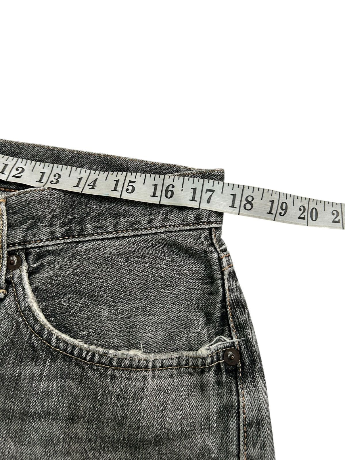 Japanese Brand × Kapital × Vintage Edwin Selvedge Vintage Distressed Denim Jeans Size US 35 - 19 Thumbnail