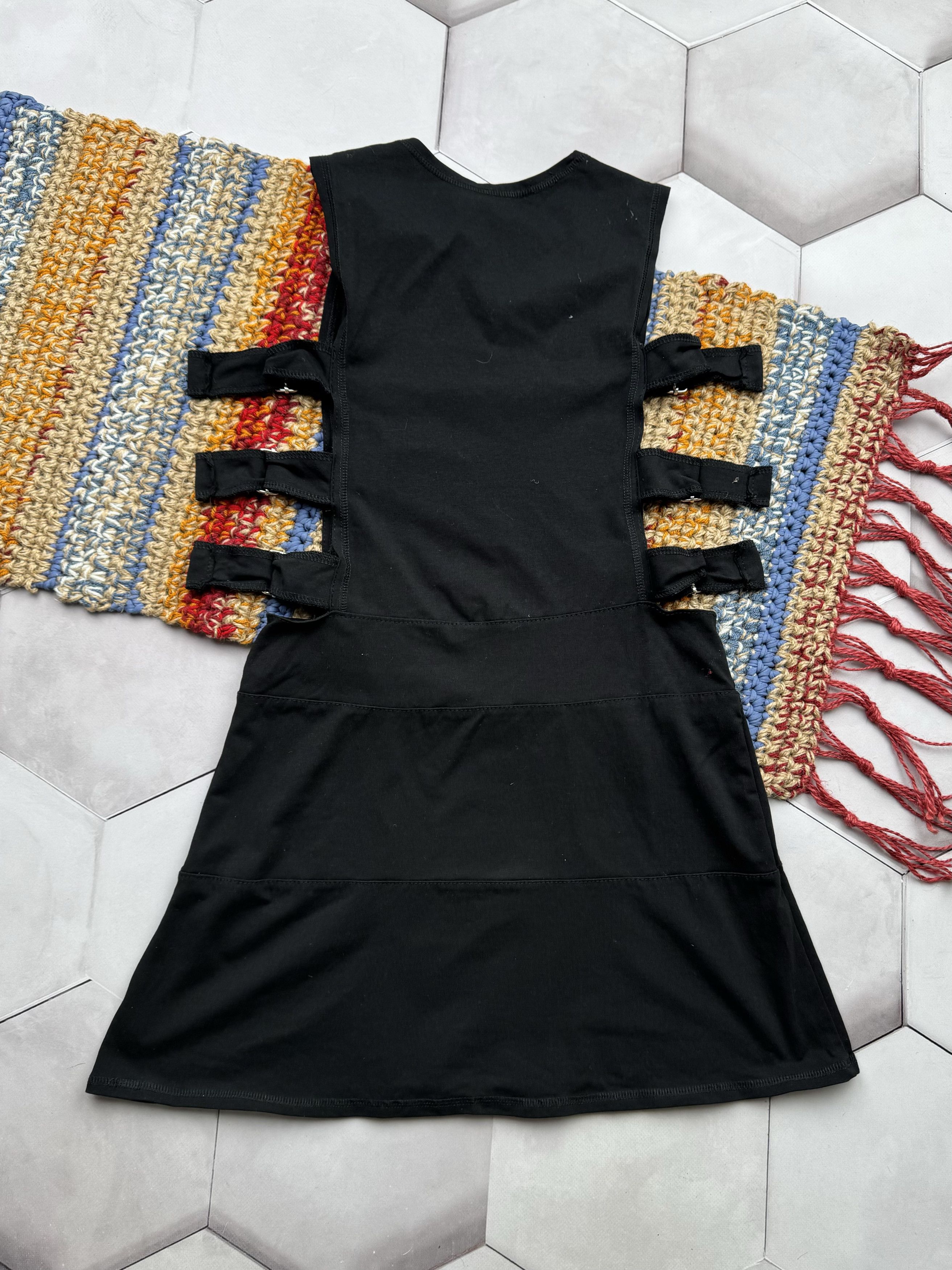 Vintage Vintage Midi Dress With Bondage Size S / US 4 / IT 40 - 4 Thumbnail
