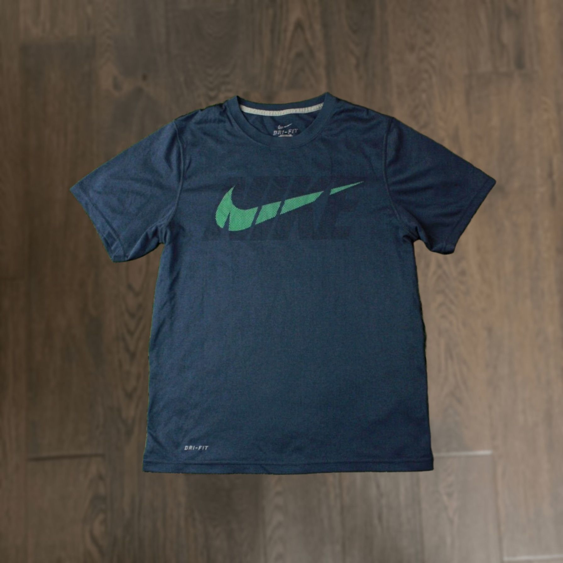 Nike Nike Dri-FIT Original Run Training Men Shirt Jersey T-Shirt Tee Size S Small Blue Nike Dri-FIT Running Shirt Men Short Sleeve Jersey Solid 90s Size US S / EU 44-46 / 1 - 1 Thumbnail