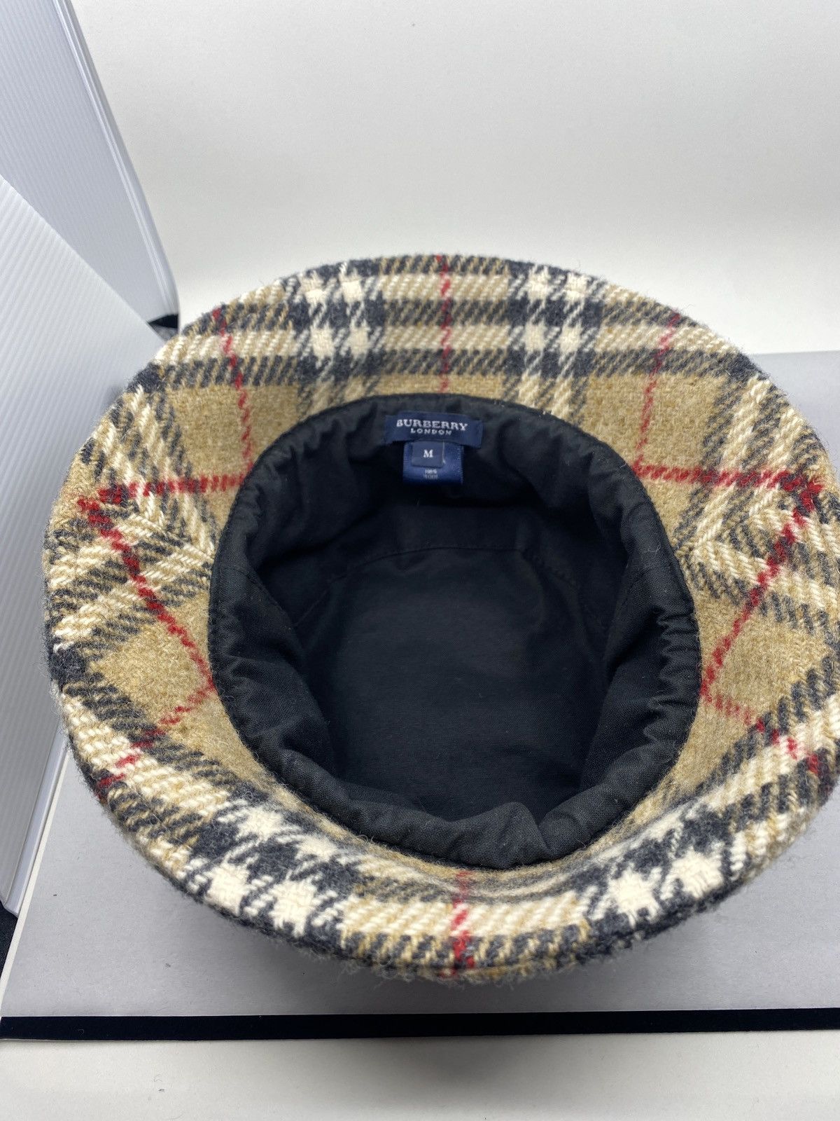 Burberry × Vintage Wool Burberry Buckethat Size ONE SIZE - 4 Thumbnail