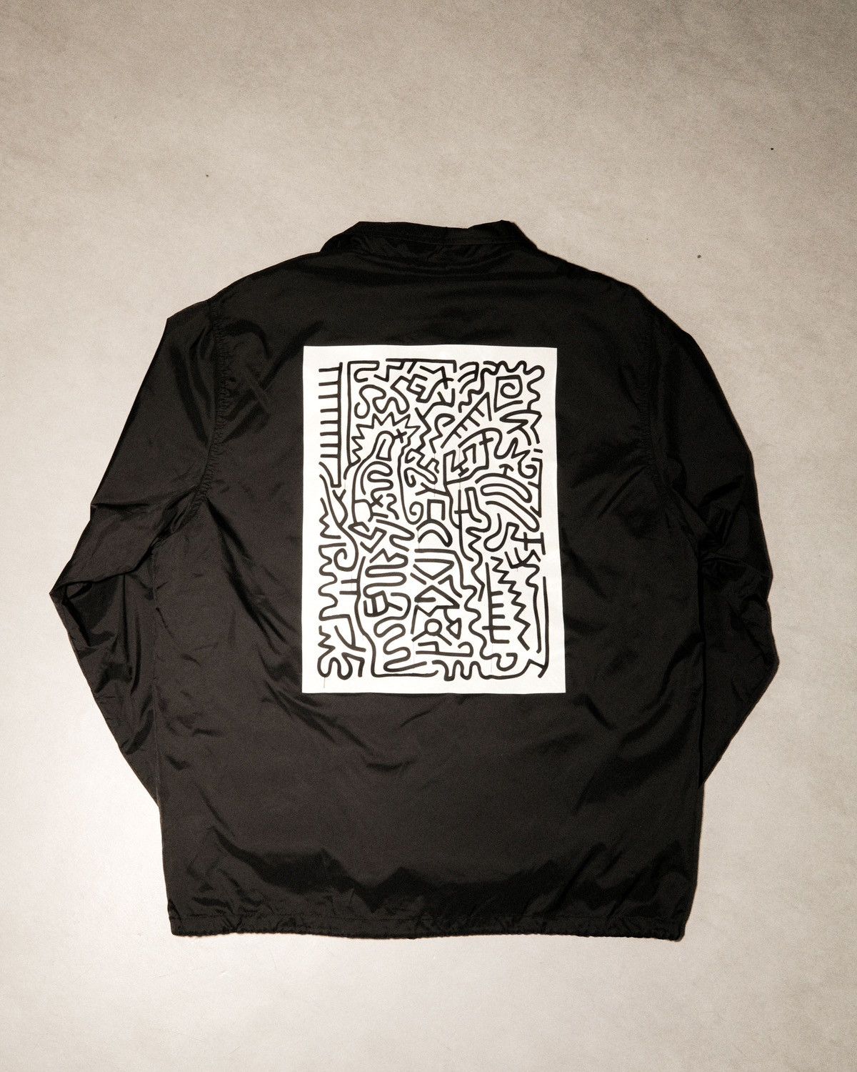 Keith Haring × Ships Jet Blue Keith Haring X Ships Jet Blue Coach Jacket Size US M / EU 48-50 / 2 - 4 Thumbnail