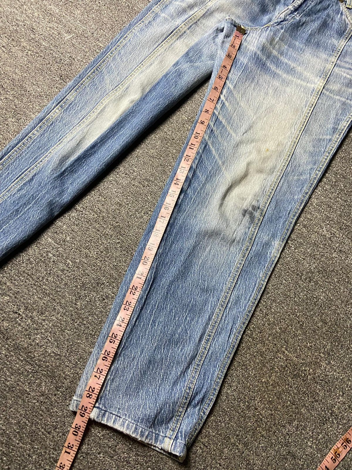 Japanese Brand [íxi:z] Brand Distressed Denim Jeans with Front Seam (164) Size US 32 / EU 48 - 7 Thumbnail