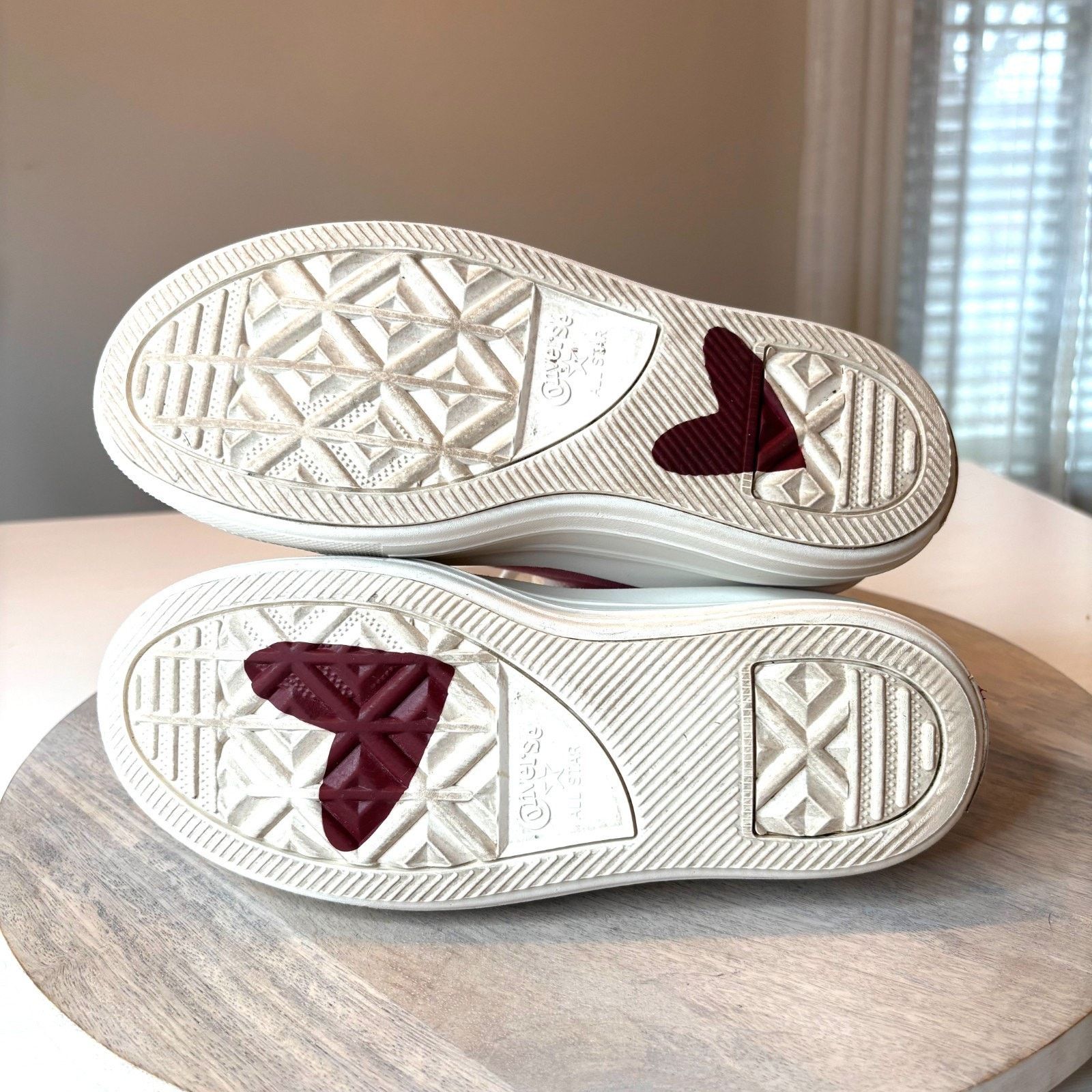 Converse Converse Chuck Taylor Platform Move Pink Heart Sneakers 5.5 Size US 5.5 / IT 35.5 - 10 Thumbnail