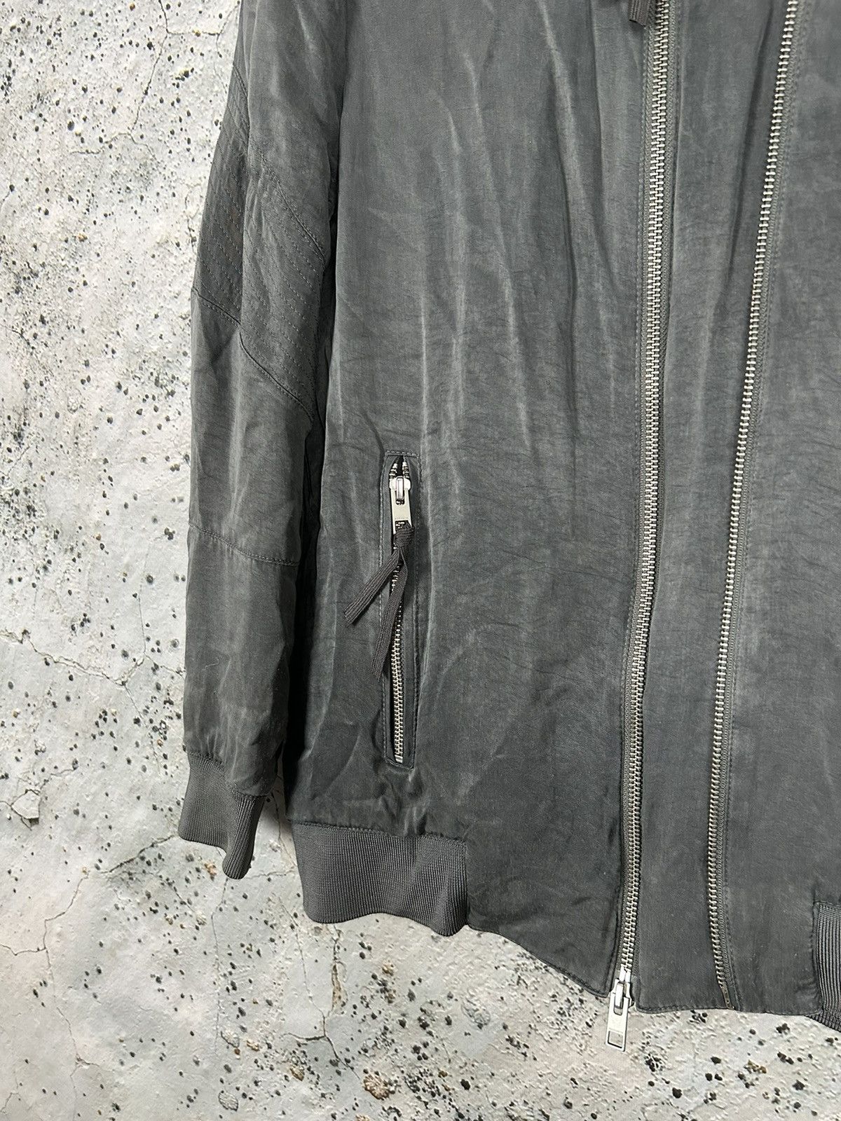 Allsaints Allsaints Satin Bomber Jacket Avant-garde Designer Hype Size US M / EU 48-50 / 2 - 4 Thumbnail