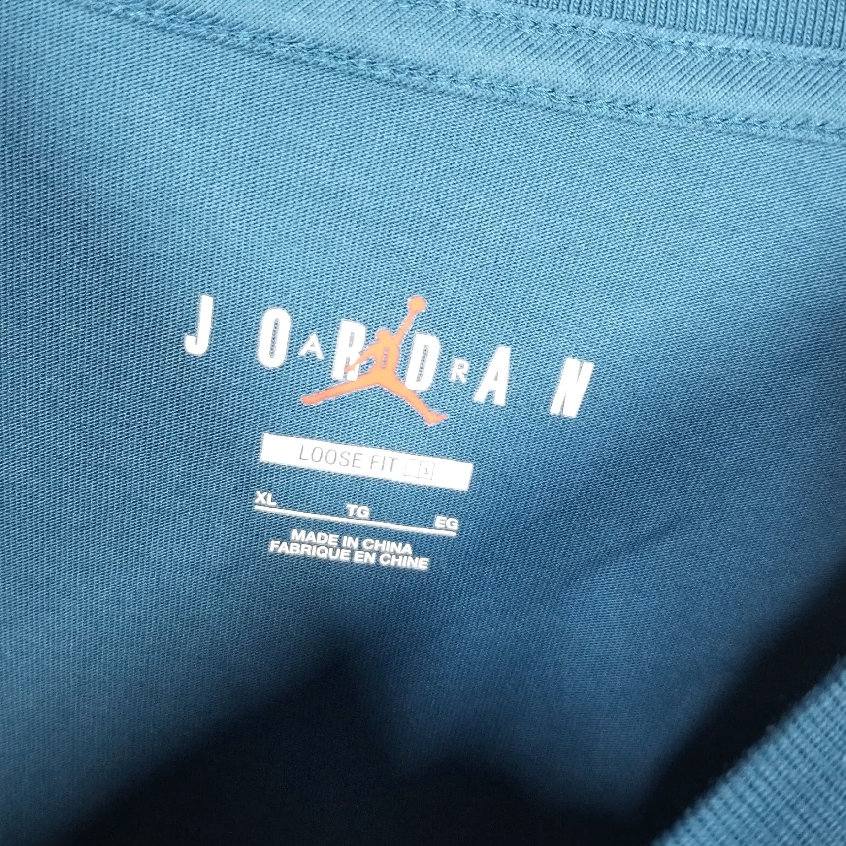 Nike Nike Jordan Shirt Women's Blue L/S Tiger XL Crew Neck Pullover 100% Cotton Loose Fit Activewear Basketball Size XL / US 12-14 / IT 48-50 - 3 Thumbnail