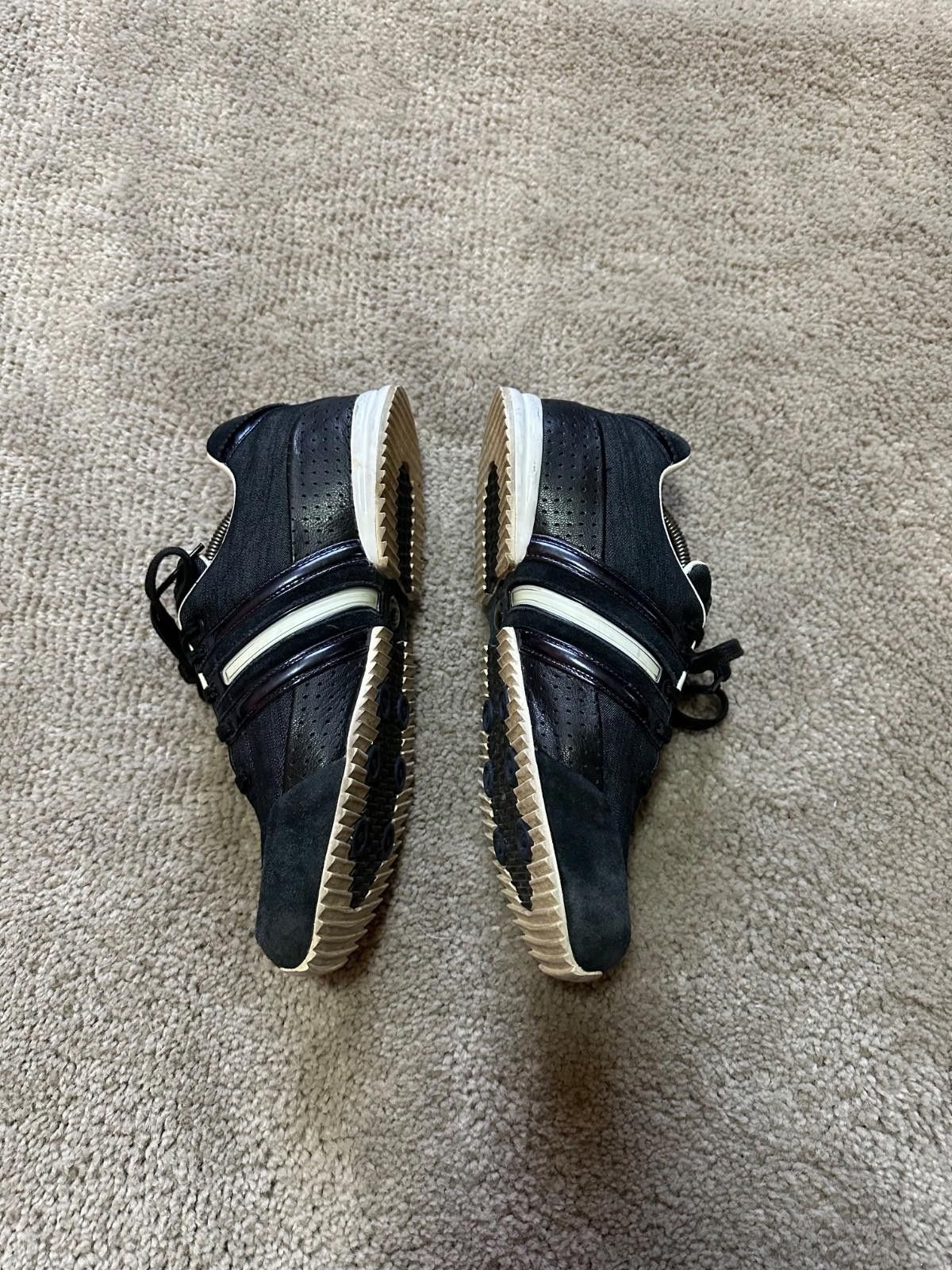Adidas Vintage Adidas Yohji Yamamoto Y2k Low Top Leather Sneaker 43 Size US 9 / EU 42 - 6 Thumbnail