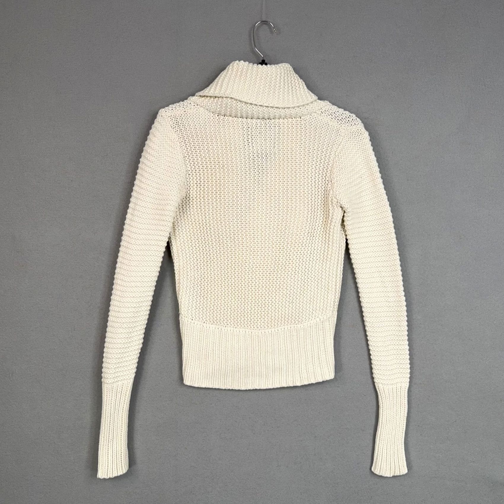 American Eagle Outfitters American Eagle Sweater Pullover Womens S White Chunky Cozy Size S / US 4 / IT 40 - 7 Thumbnail