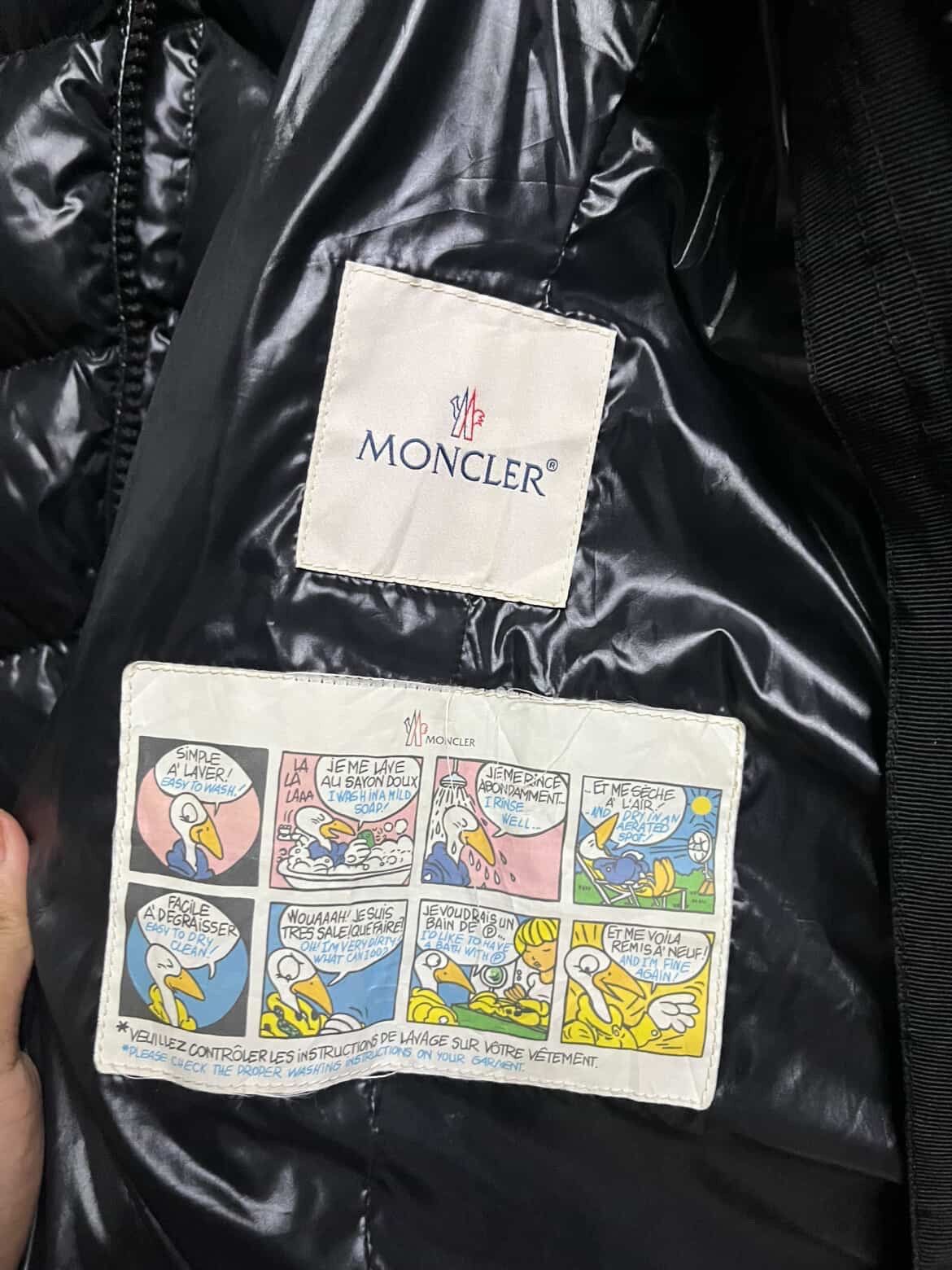 Moncler Moncler Long Black Down Coat Fur Hood Glossy Puffer Size US S / EU 44-46 / 1 - 6 Thumbnail