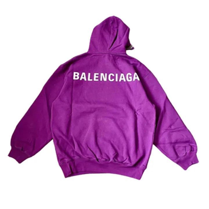 Balenciaga Balenciaga Balenciaga Stylish Casual Purple Hoodie -2507 Size US XS / EU 42 / 0 - 1 Thumbnail