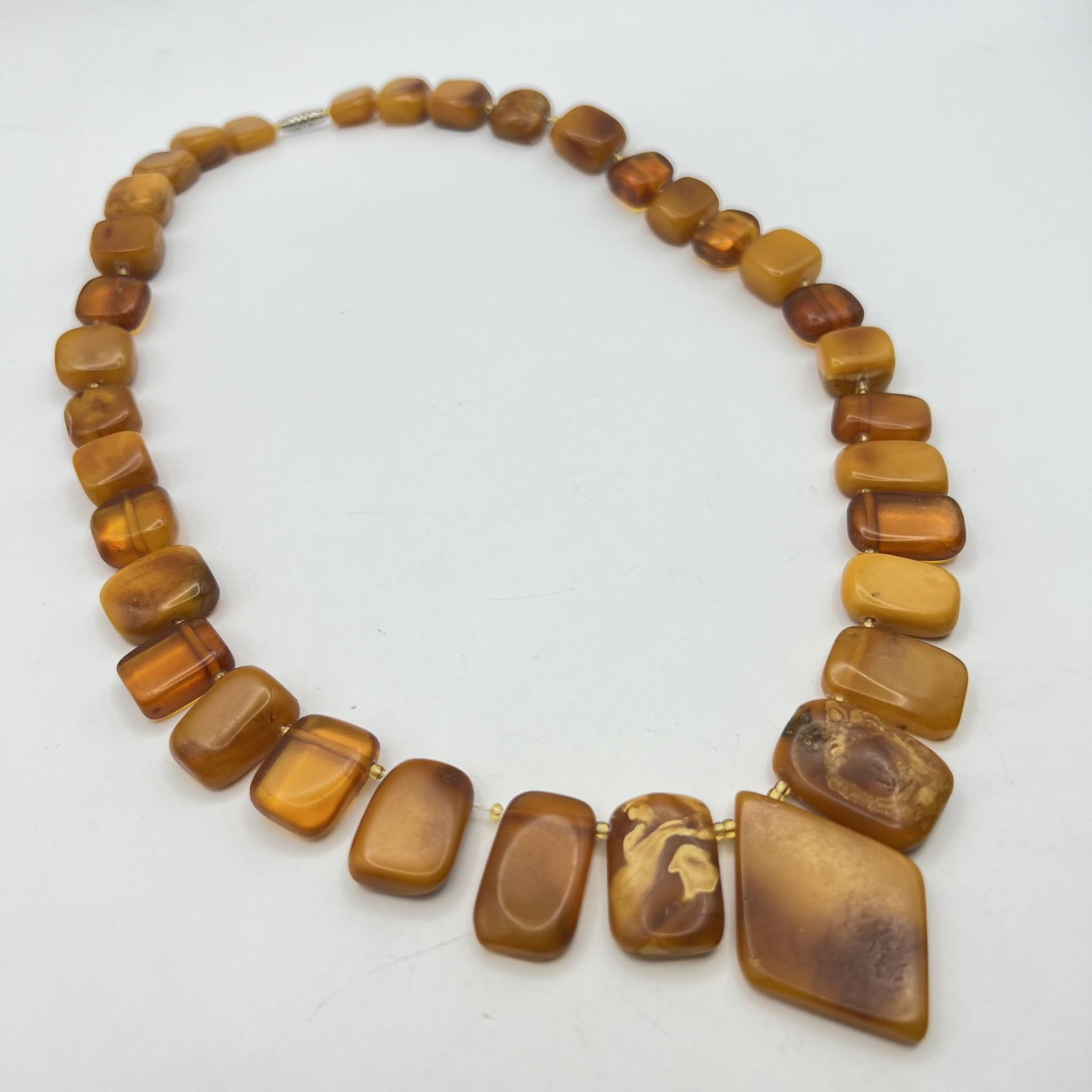 100% Genuine Baltic Yellow Royal Amber Necklace Butterscotch
