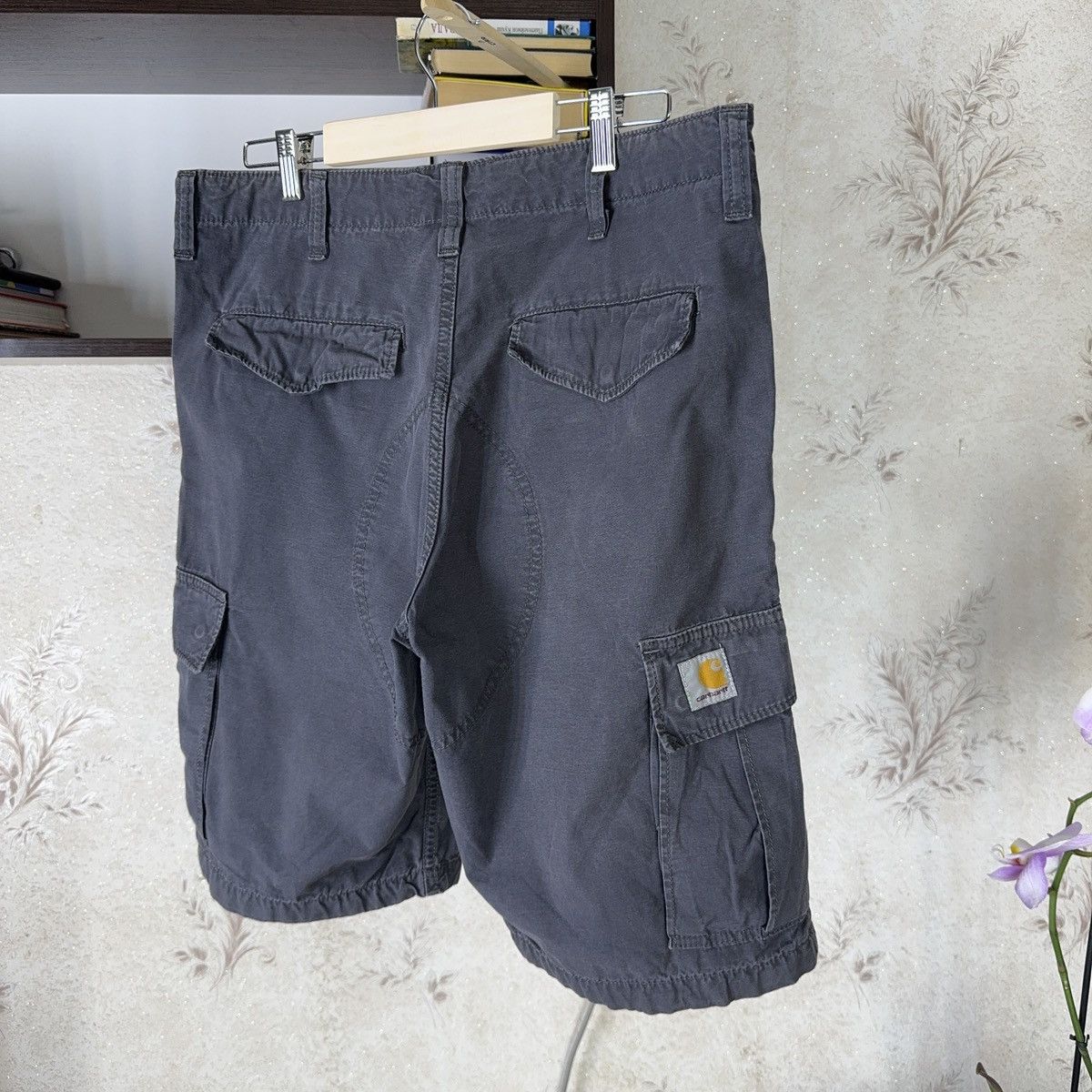 Carhartt × Carhartt Wip × Vintage 💥Vintage Carhartt WIP Baggy Regular Cargo Bermuda Shorts 90s Size US 34 / EU 50 - 4 Thumbnail