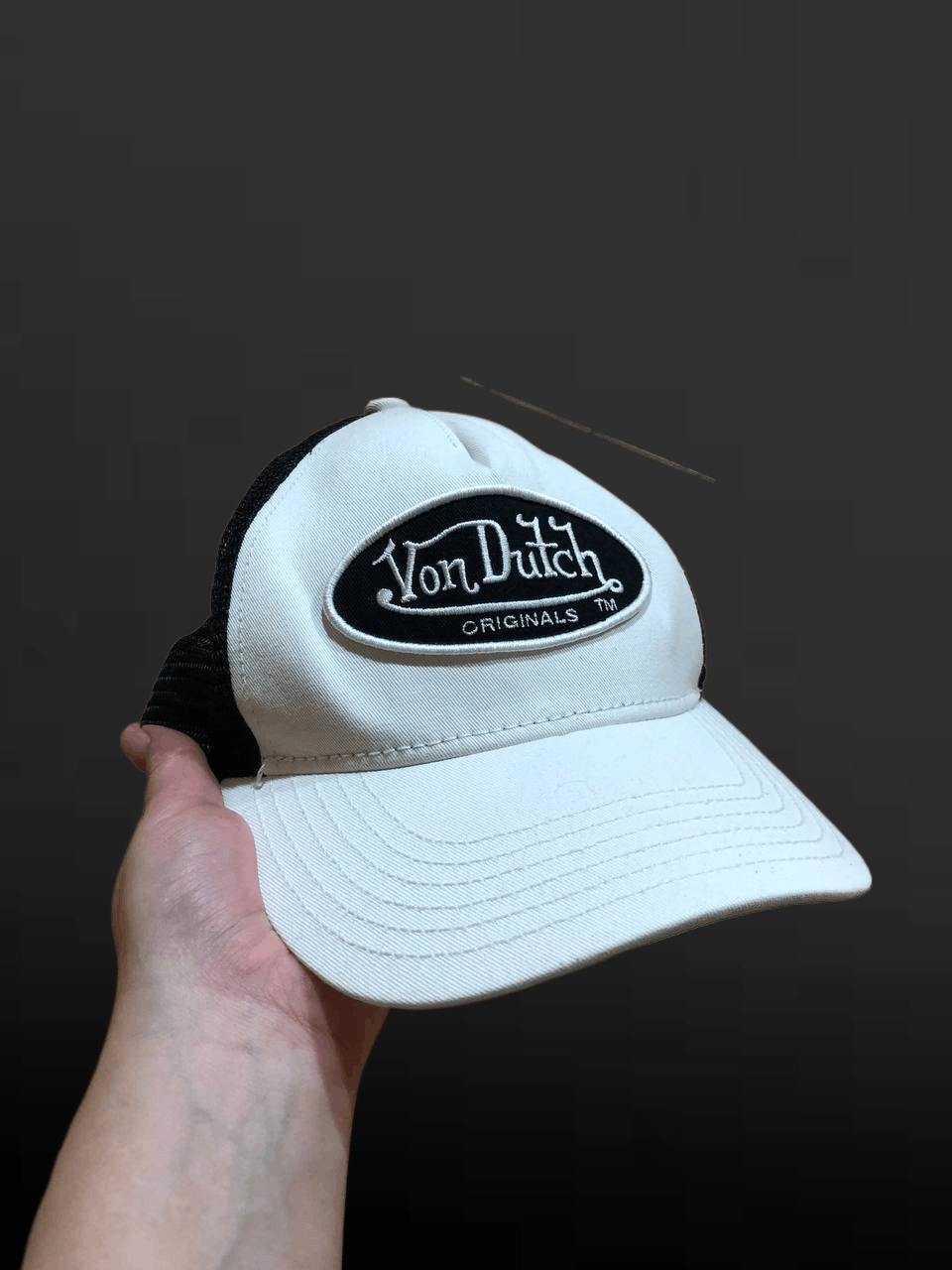 Von Dutch Vintage Von Dutch Logo Mesh Trucker Snapback Hat Cap Size ONE SIZE - 1 Thumbnail
