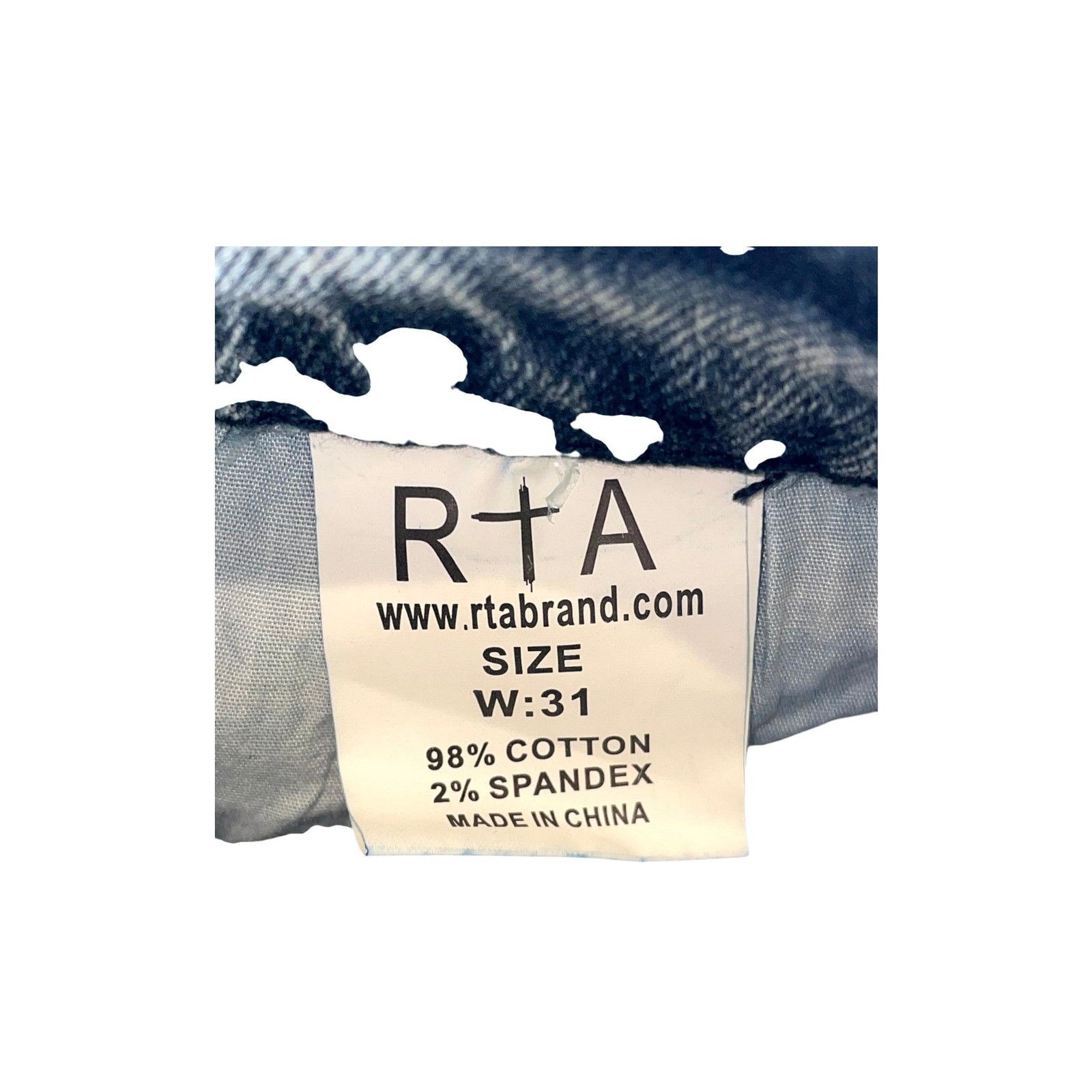 Rta RTA Two Tone Blue Jeans Size US 31 - 5 Thumbnail