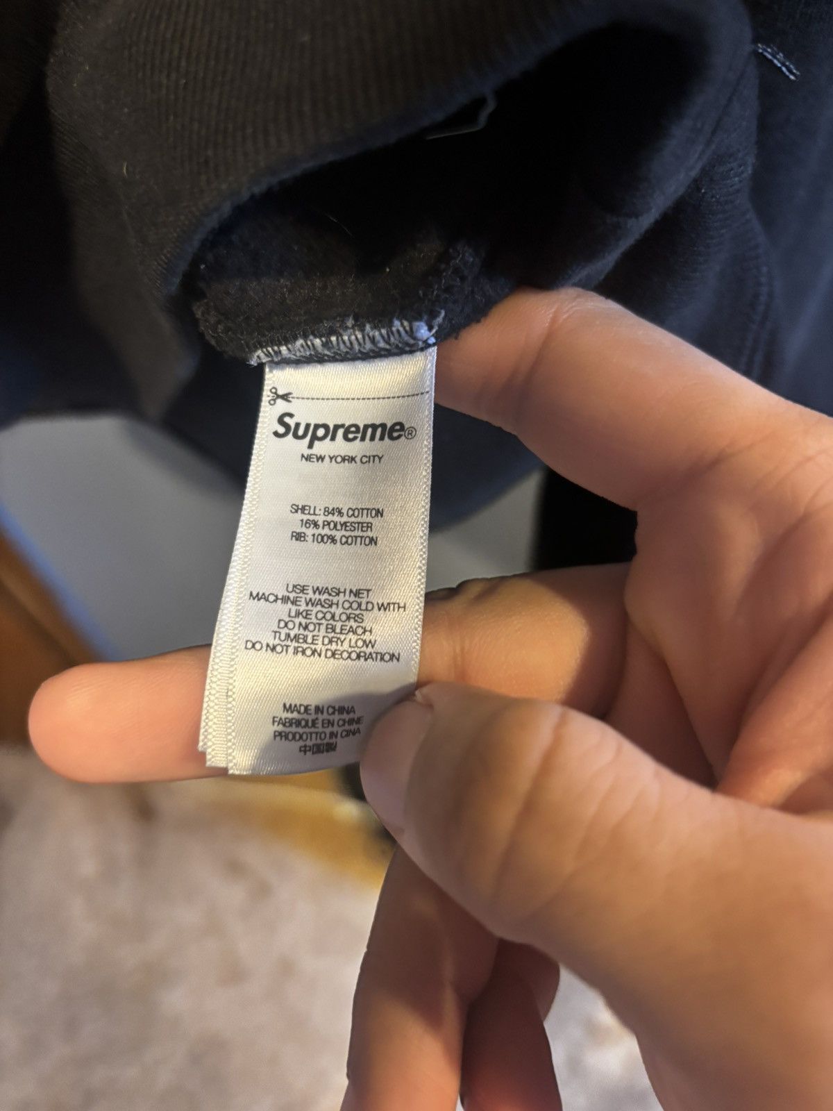 Supreme Supreme Washed old english hoodie Size US L / EU 52-54 / 3 - 3 Thumbnail