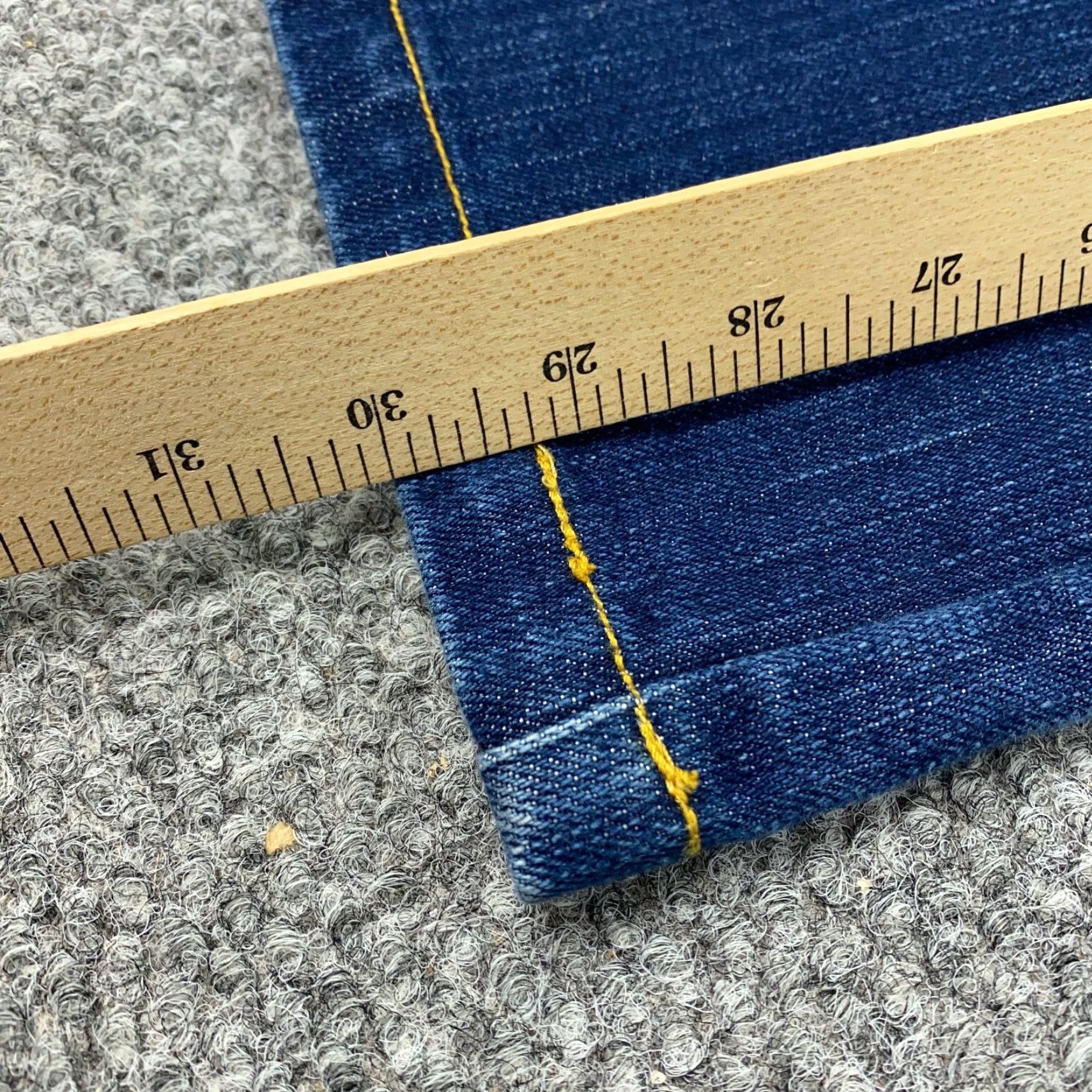 Vintage VINTAGE Raw Blue Jeans Mens 36x32 Blue Baggy Loose Angel Premium Y2K Skate Jeans Mens Regular Blue Distressed 90s Grunge Retro Shirt? Size US 32 / EU 48 - 5 Thumbnail