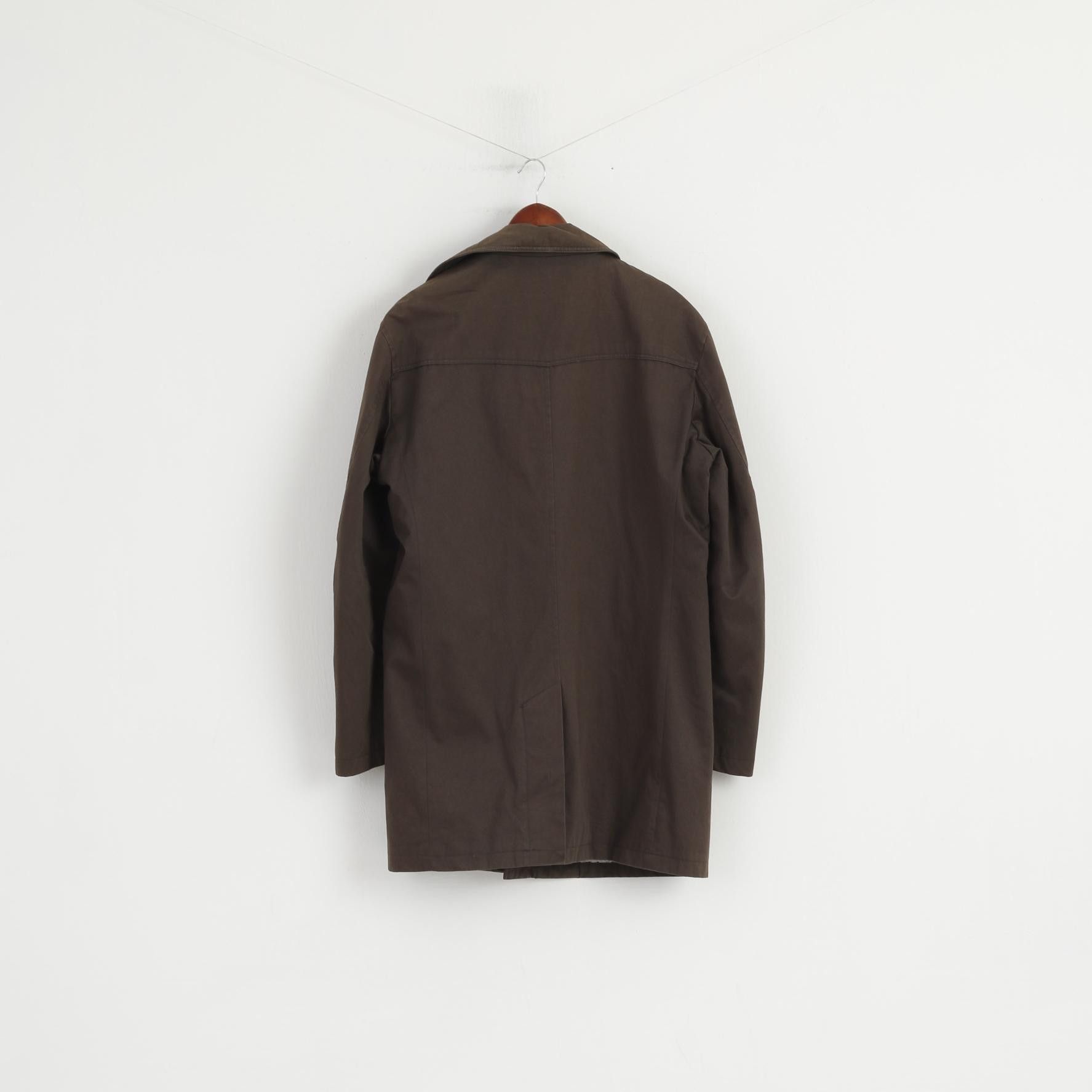Strellson Strellson Premium Men 54 L Coat Dark Green Cotton 6261 Size US L / EU 52-54 / 3 - 9 Thumbnail