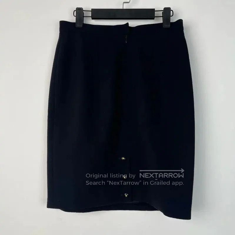 Chanel Chanel Summer Black Midi Skirt . Size 28" / US 6 / IT 42 - 1 Thumbnail