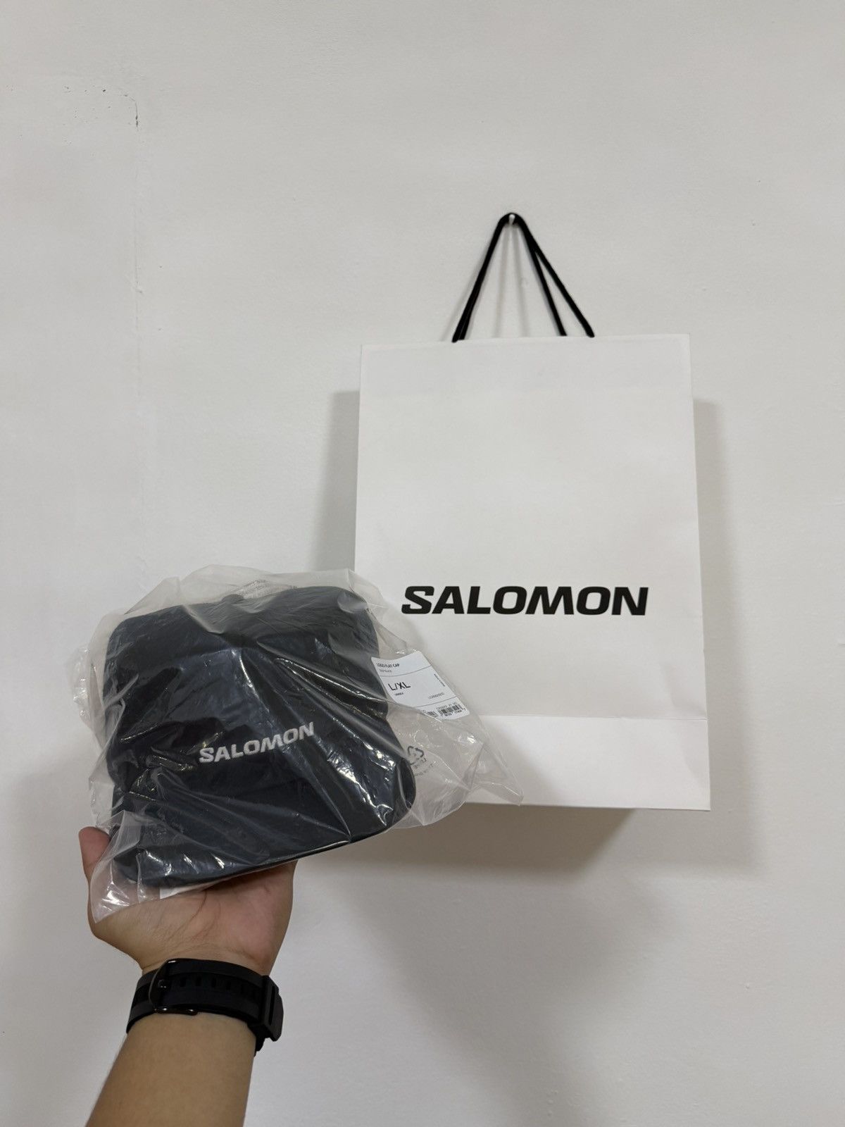 Salomon Brand new Salomon black cap Logo Size ONE SIZE - 1 Thumbnail