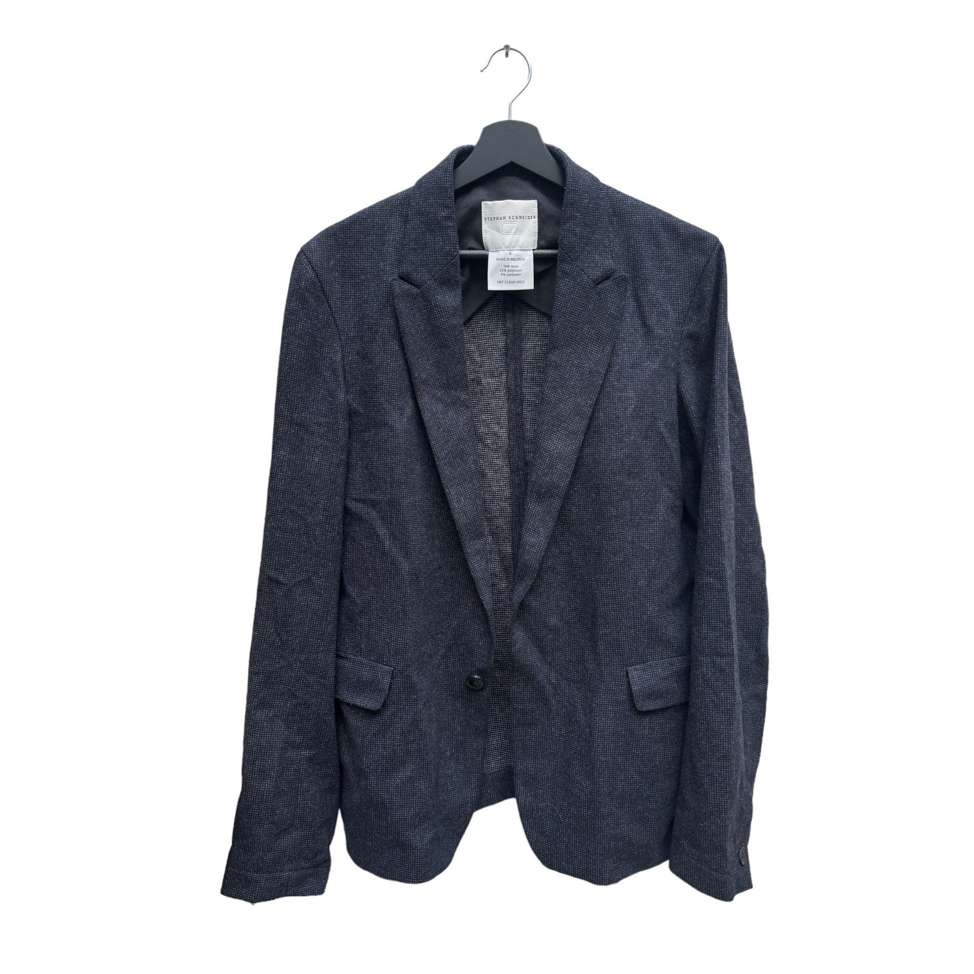 Stephan Schneider Grey Wool Blazer Jacket Size US M / EU 48-50 / 2 - 1 Thumbnail