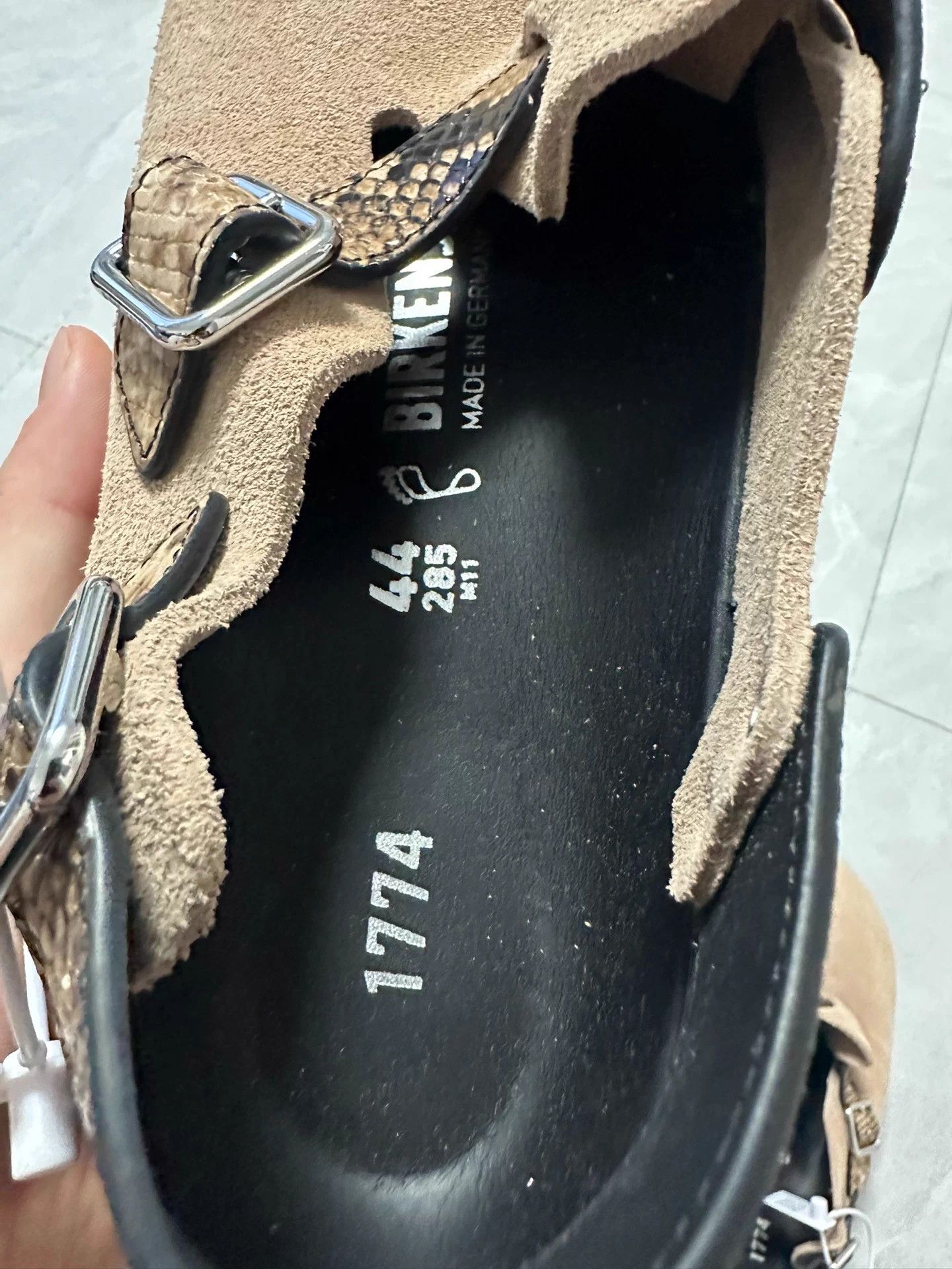 Birkenstock Birkenstock 1774 Tokio Snake LE 44(285) Italian Calf New Rare Size US 11 / EU 44 - 3 Thumbnail